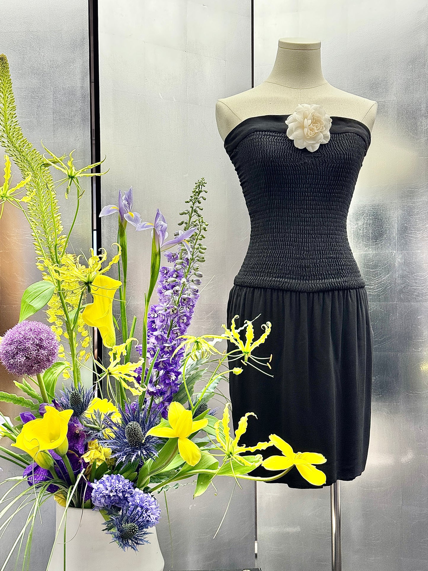 Chanel Classic black little black dress Size:36