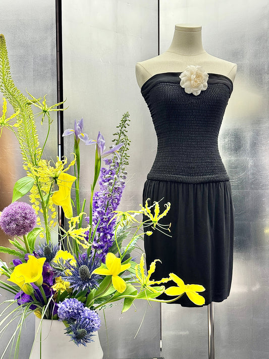 Chanel Classic black little black dress Size:36