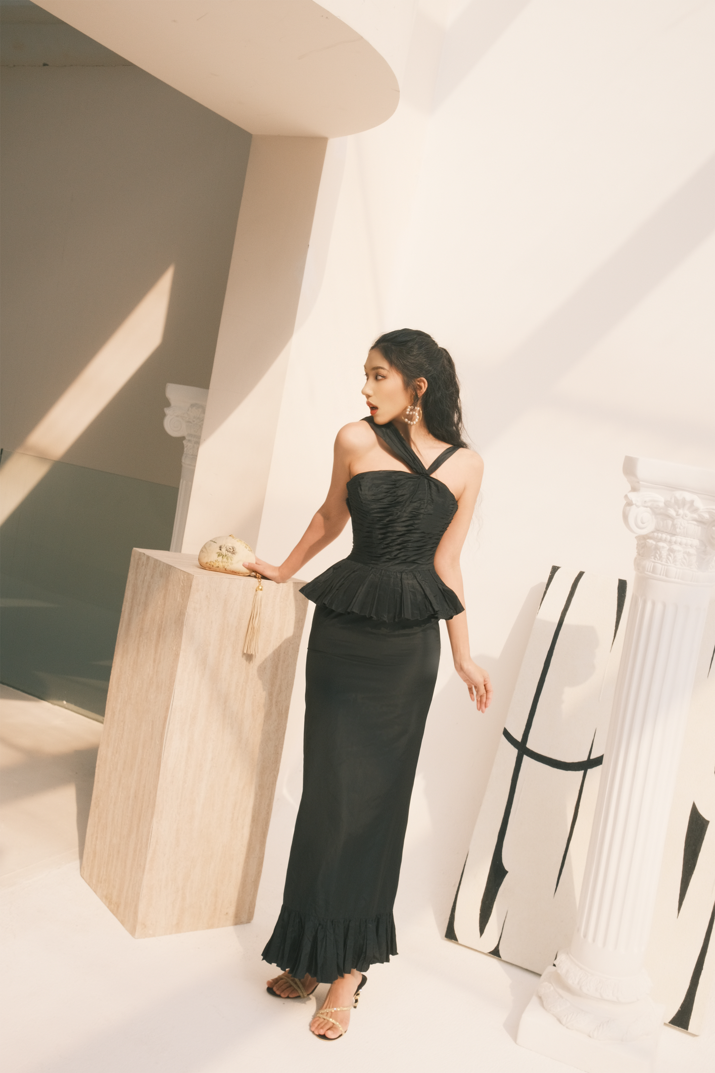 Chanel 90s Black Dress Size:38