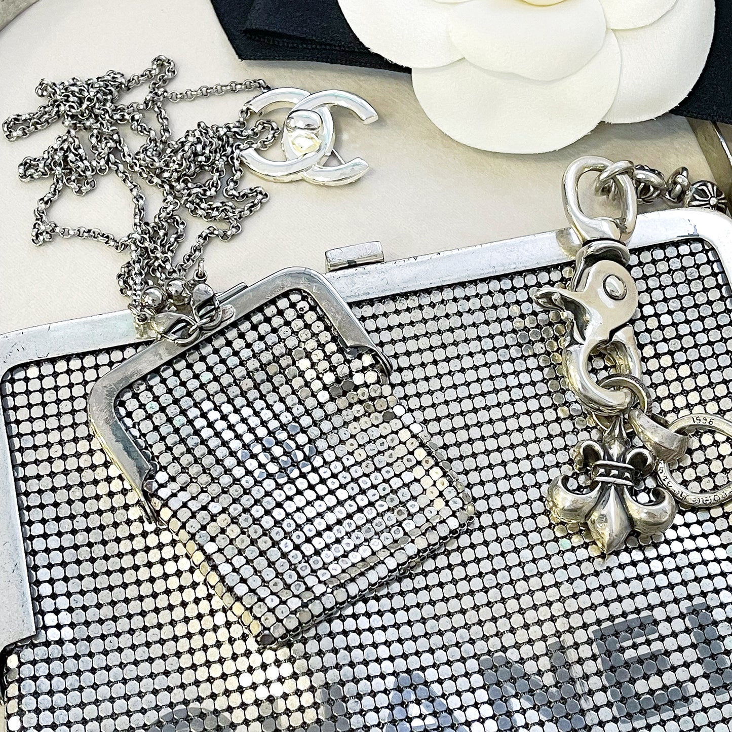 Chanel 1997 pure silver handbag