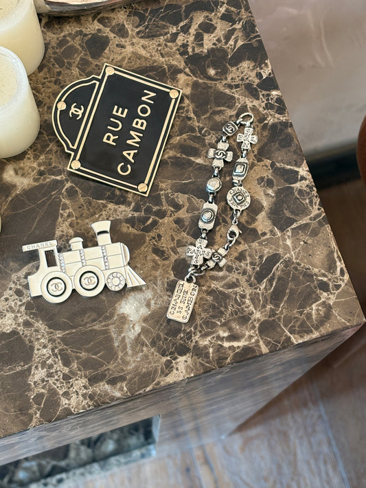 Chanel locomotive brooch