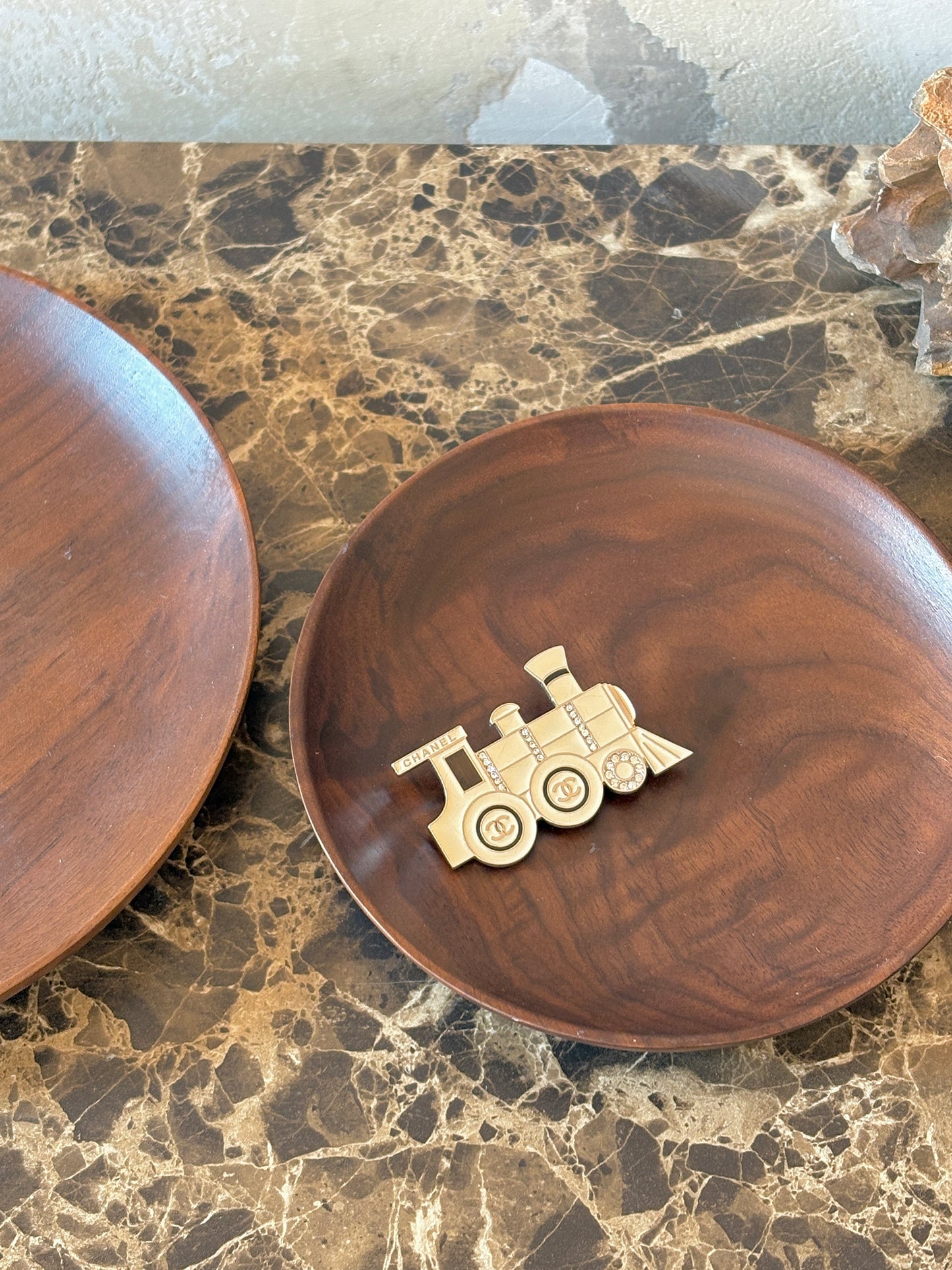 Chanel locomotive brooch