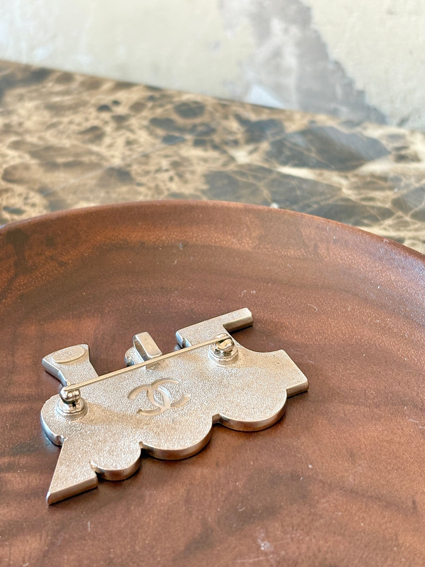 Chanel locomotive brooch