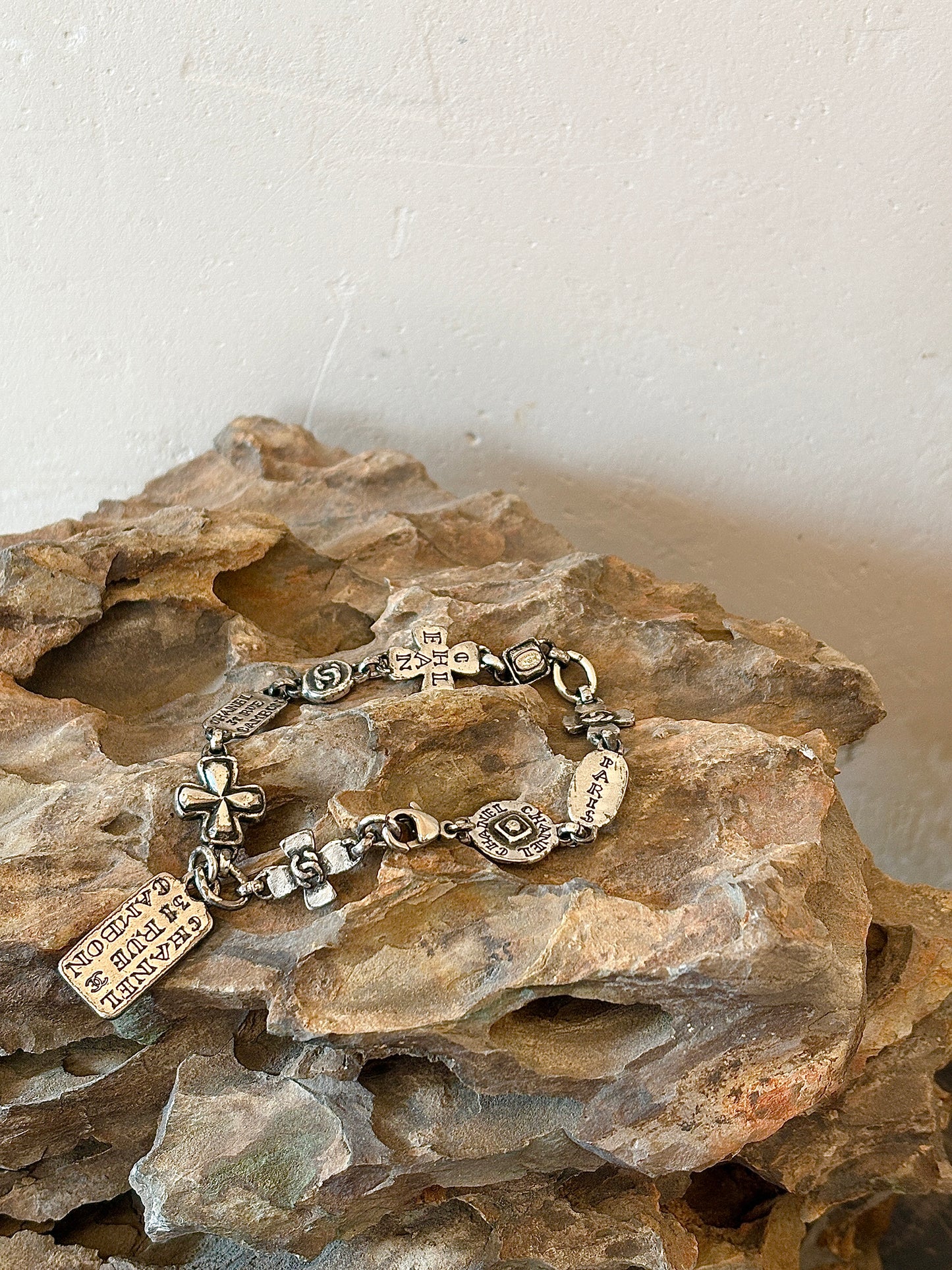 Chanel 1999 Silver Cambaon Bracelet