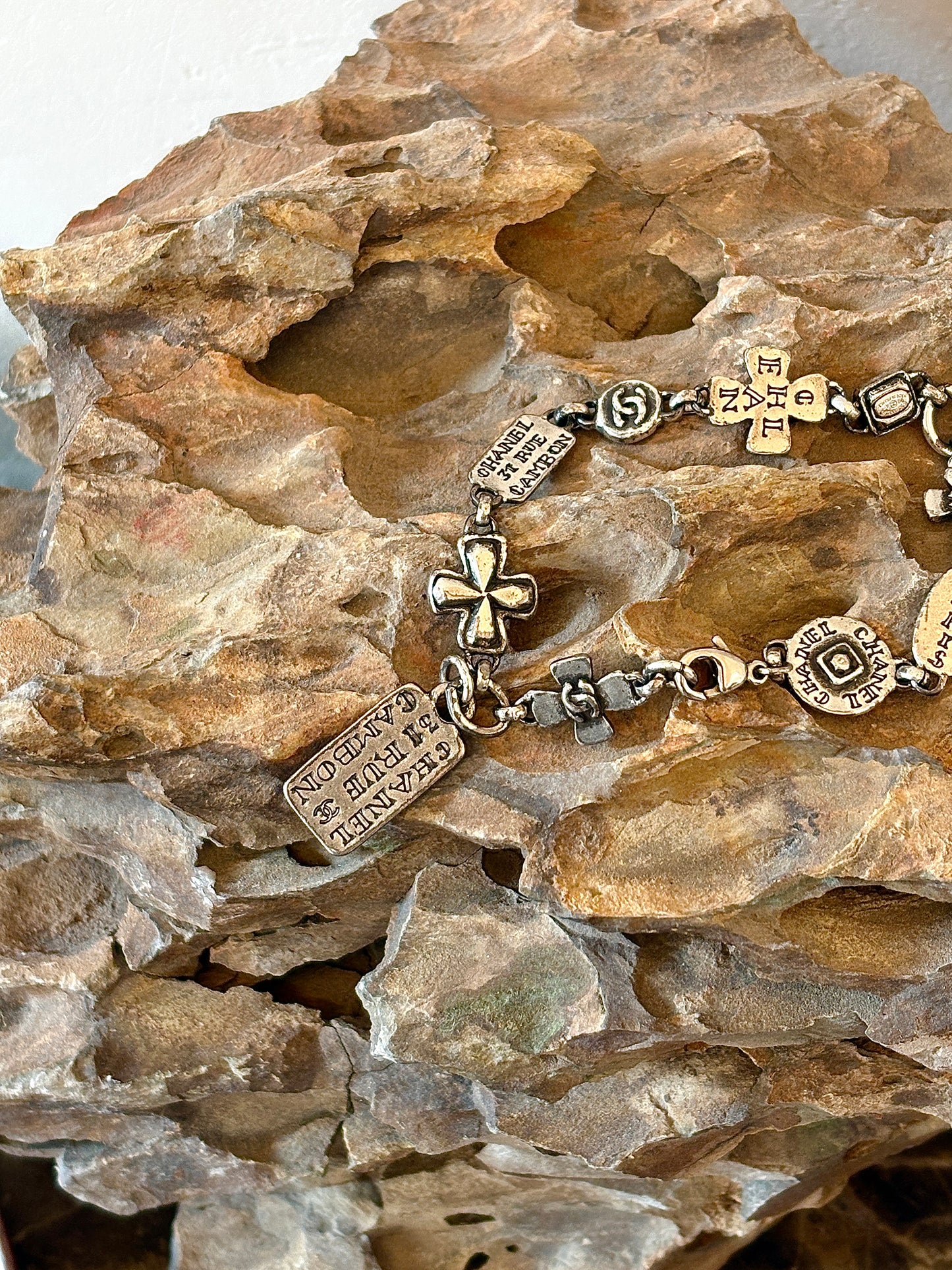 Chanel 1999 Silver Cambaon Bracelet