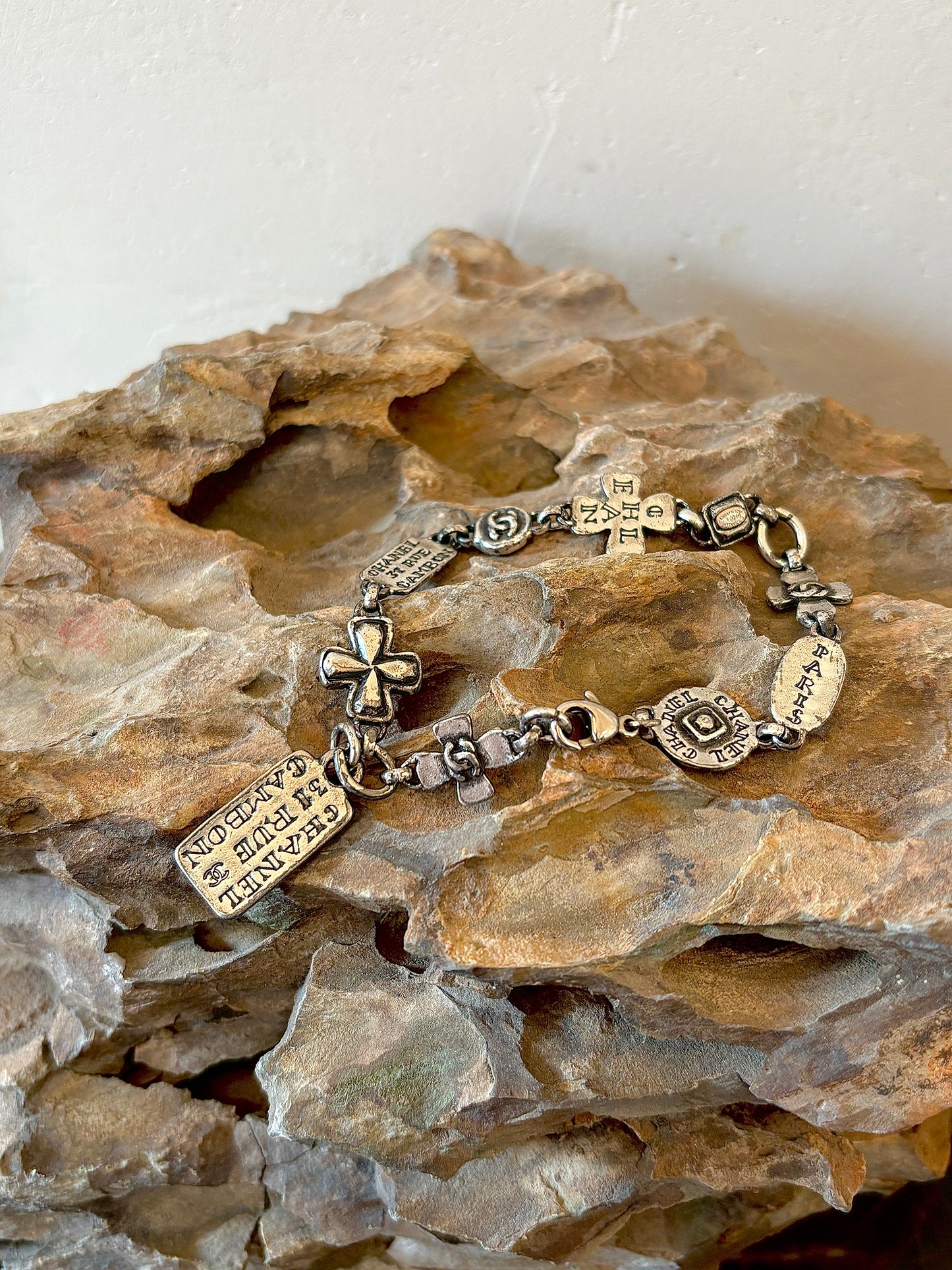 Chanel 1999 Silver Cambaon Bracelet