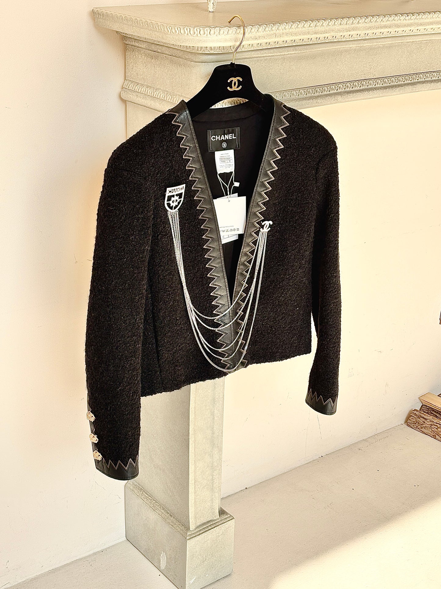 Chanel 2015 Salzburg Leather Jacket Size: 40