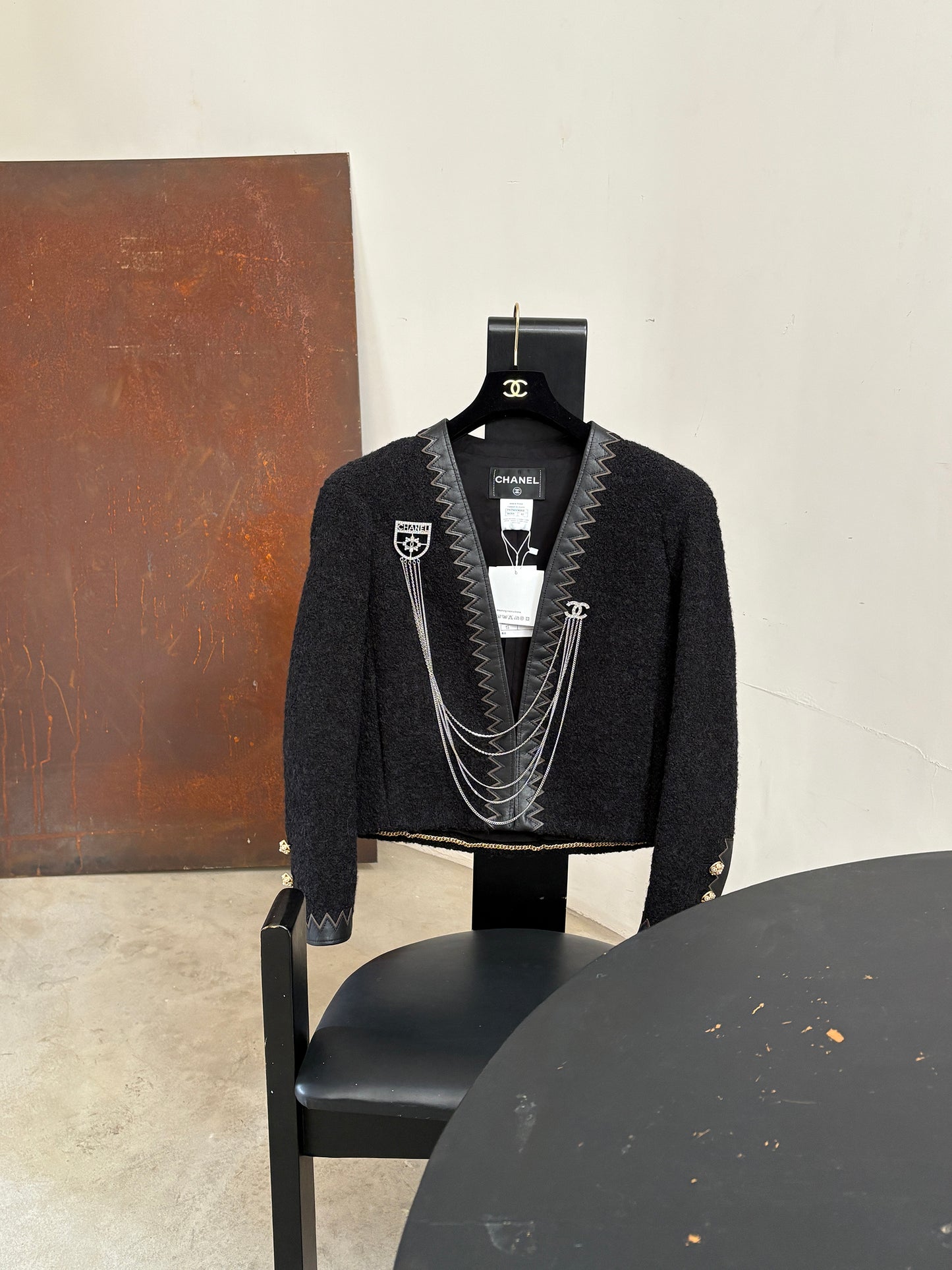 Chanel 2015 Salzburg Leather Jacket Size: 40