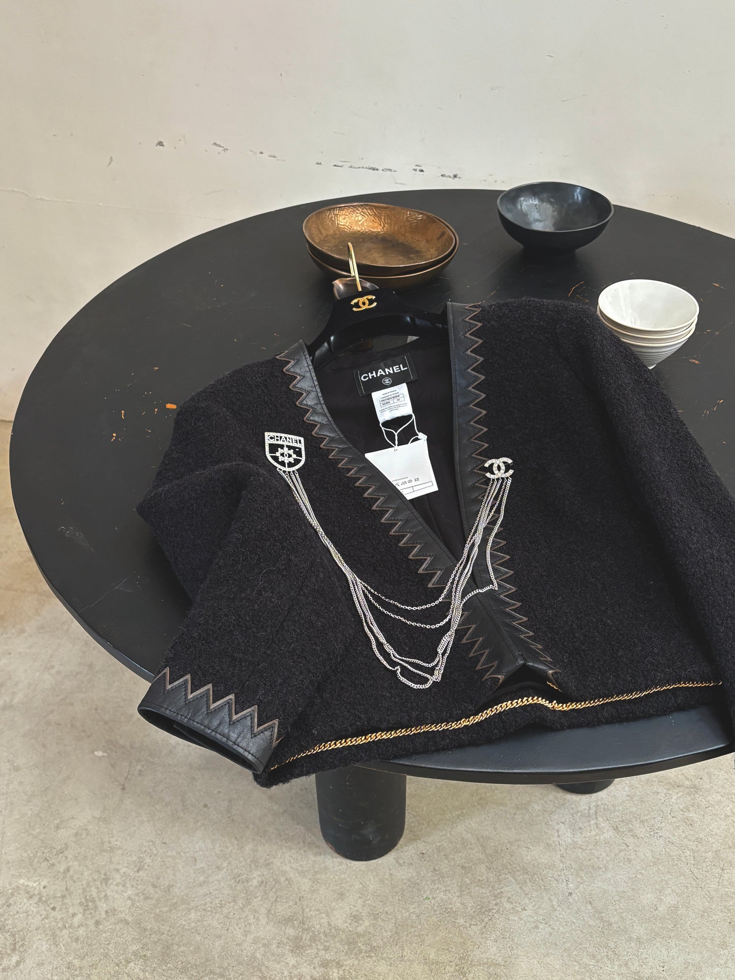 Chanel 2015 Salzburg Leather Jacket Size: 40