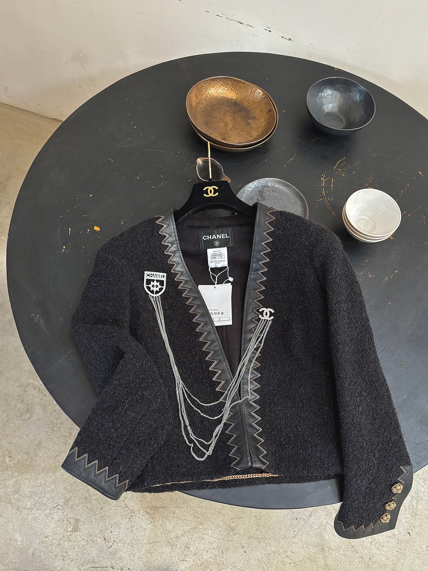Chanel 2015 Salzburg Leather Jacket Size: 40
