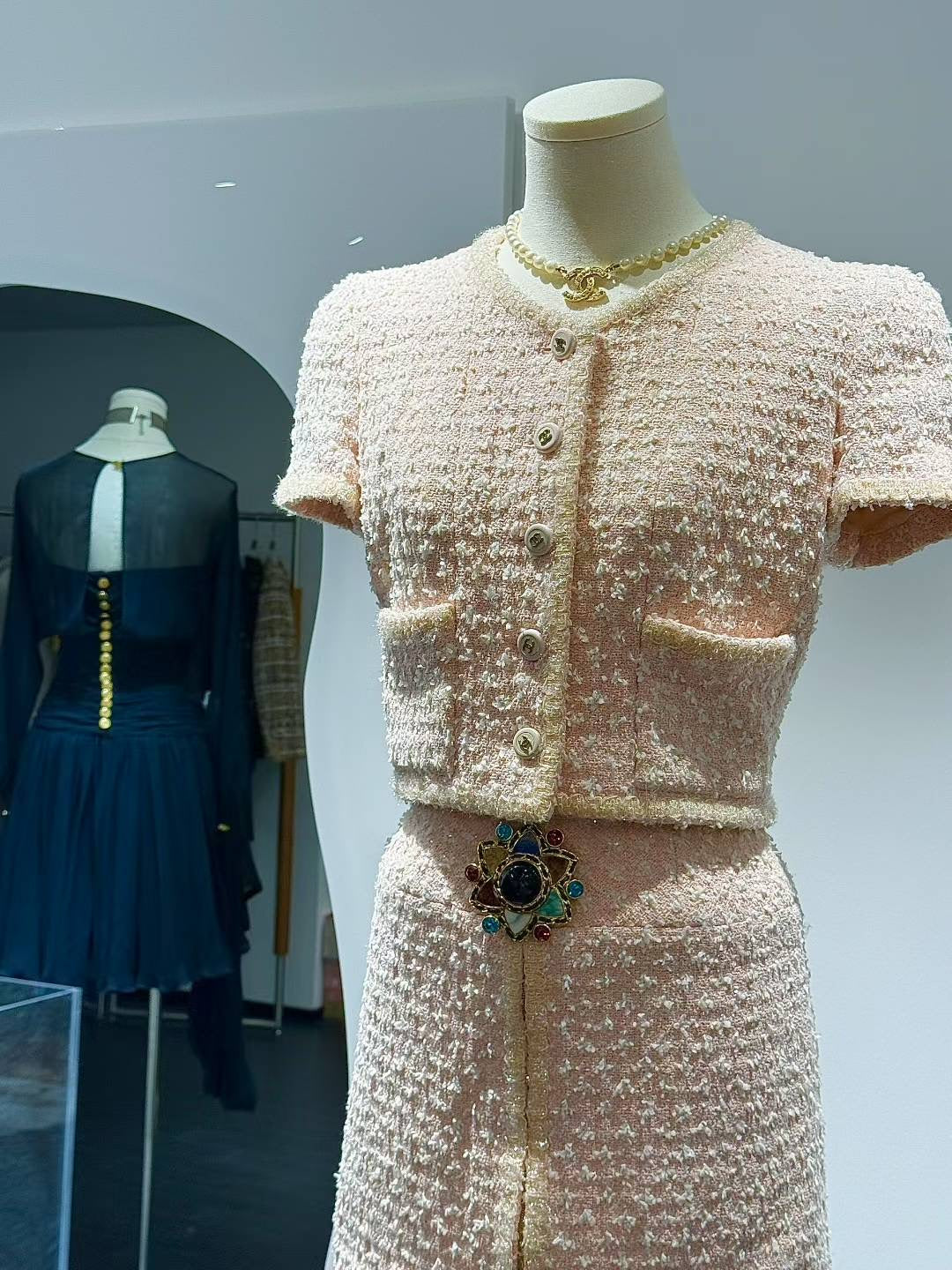 Chanel 1995 Mermaid Hime Series Pink Set Size:38