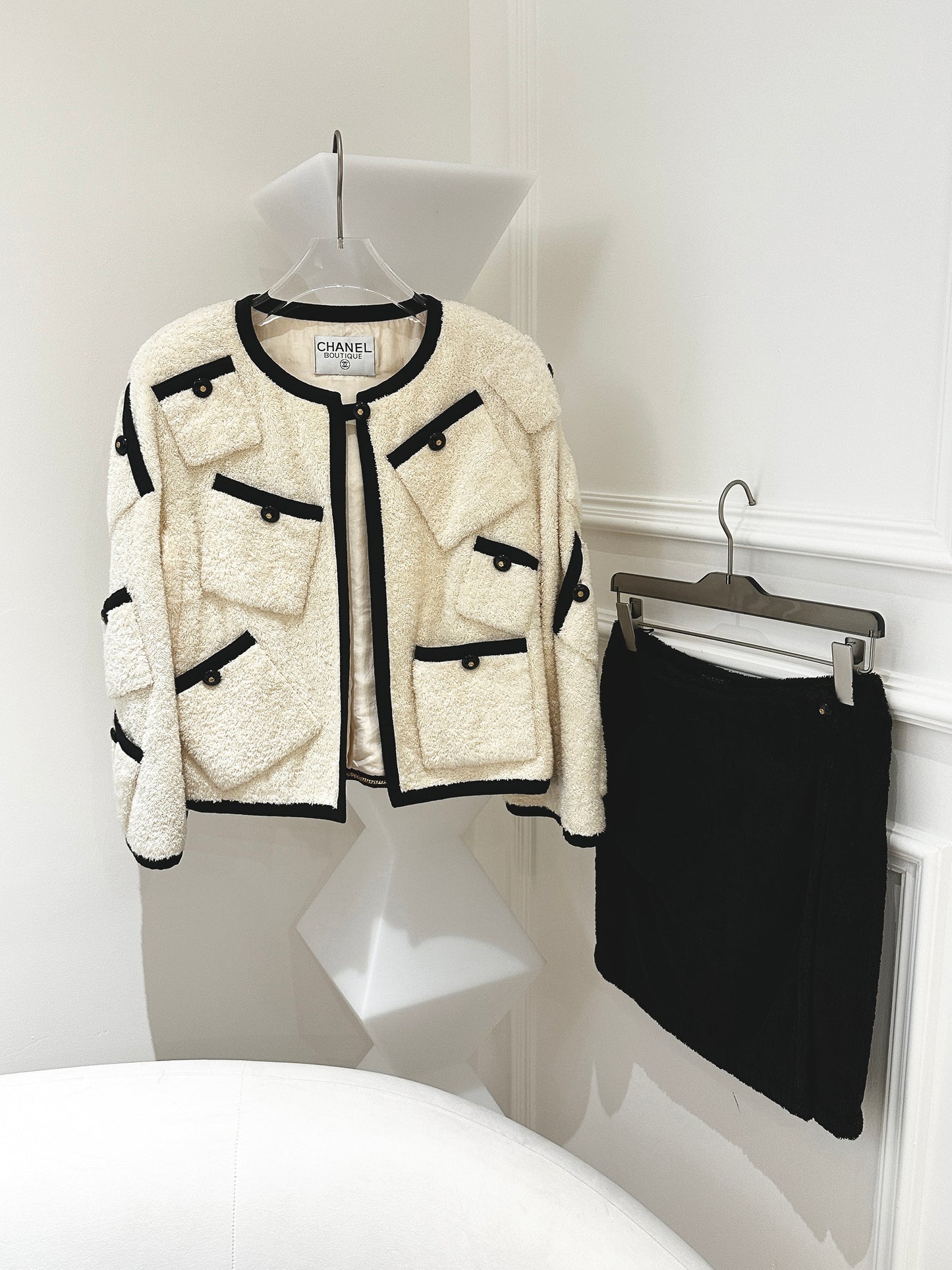 Chanel 1994 runway towel jacket size:36