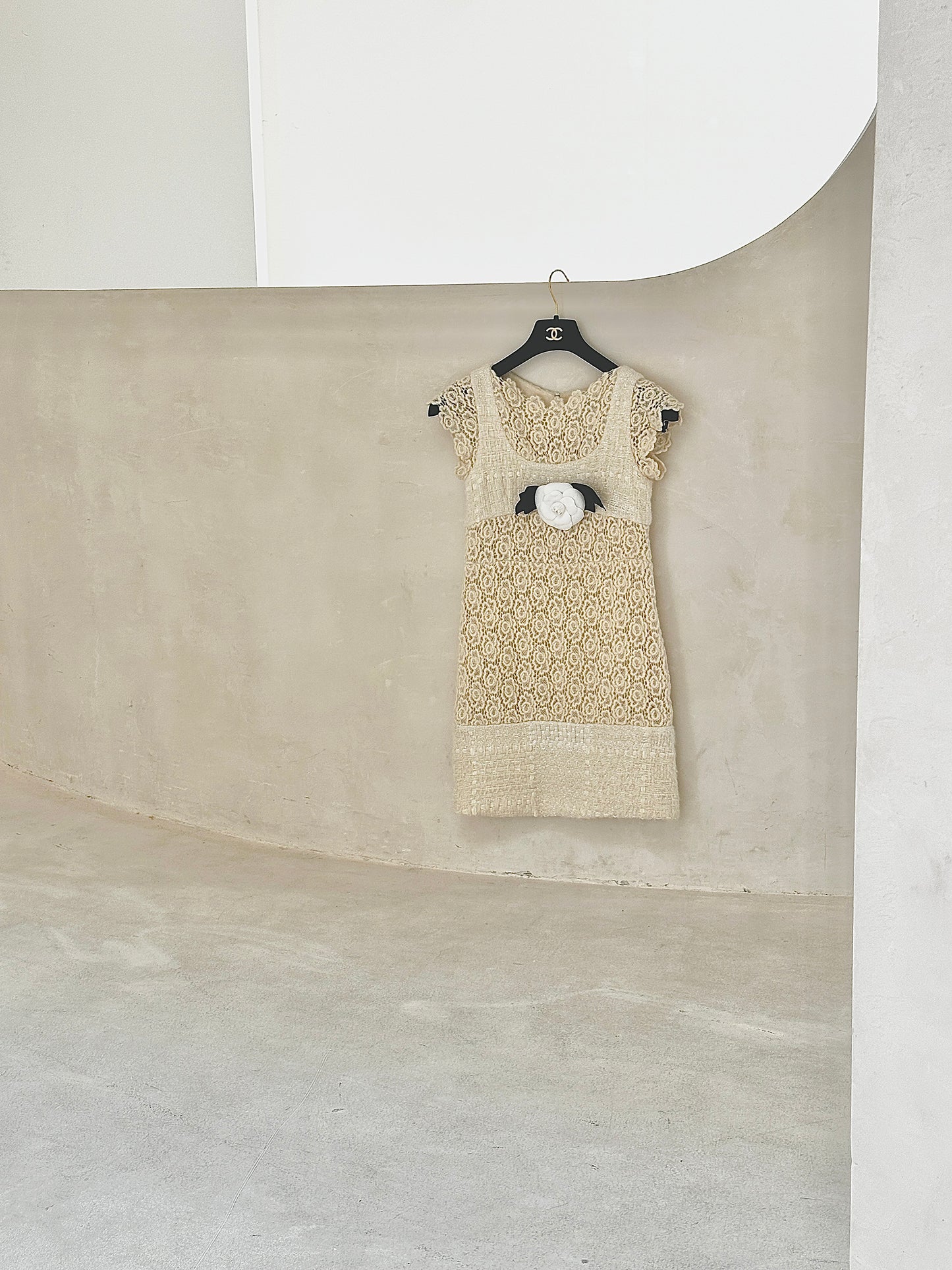 Chanel 2015 Salzburg beige dress size:34