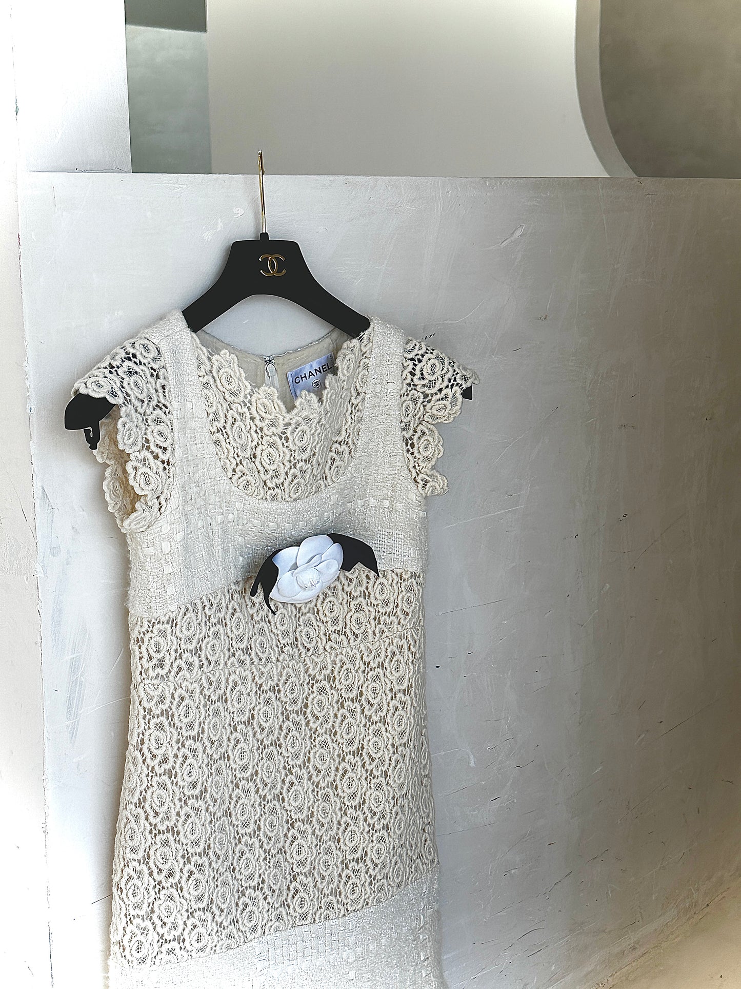 Chanel 2015 Salzburg beige dress size:34