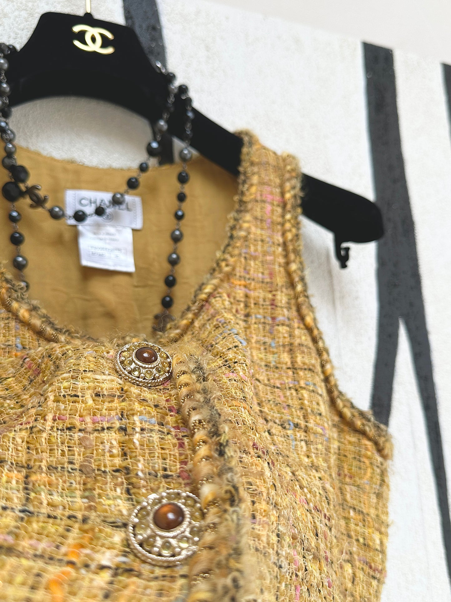 Chanel's 2010 Venice Vacation Series Glass Vest Size: 38