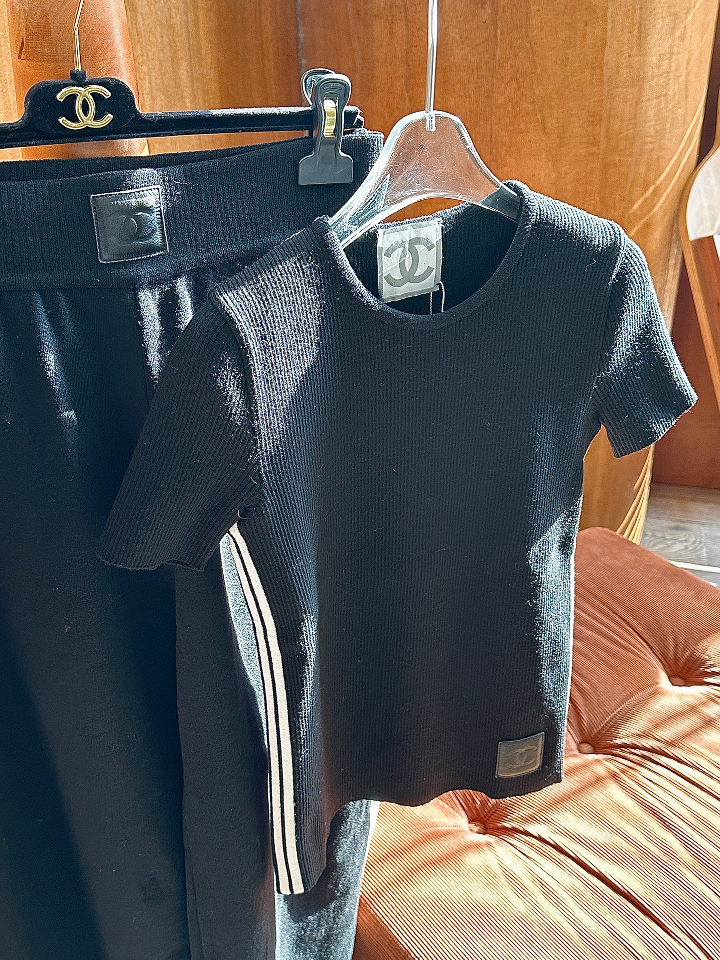 Chanel Black Sport Collection Set size:36
