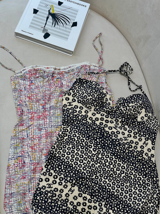 Chanel daisy swimsuit dress Size:38