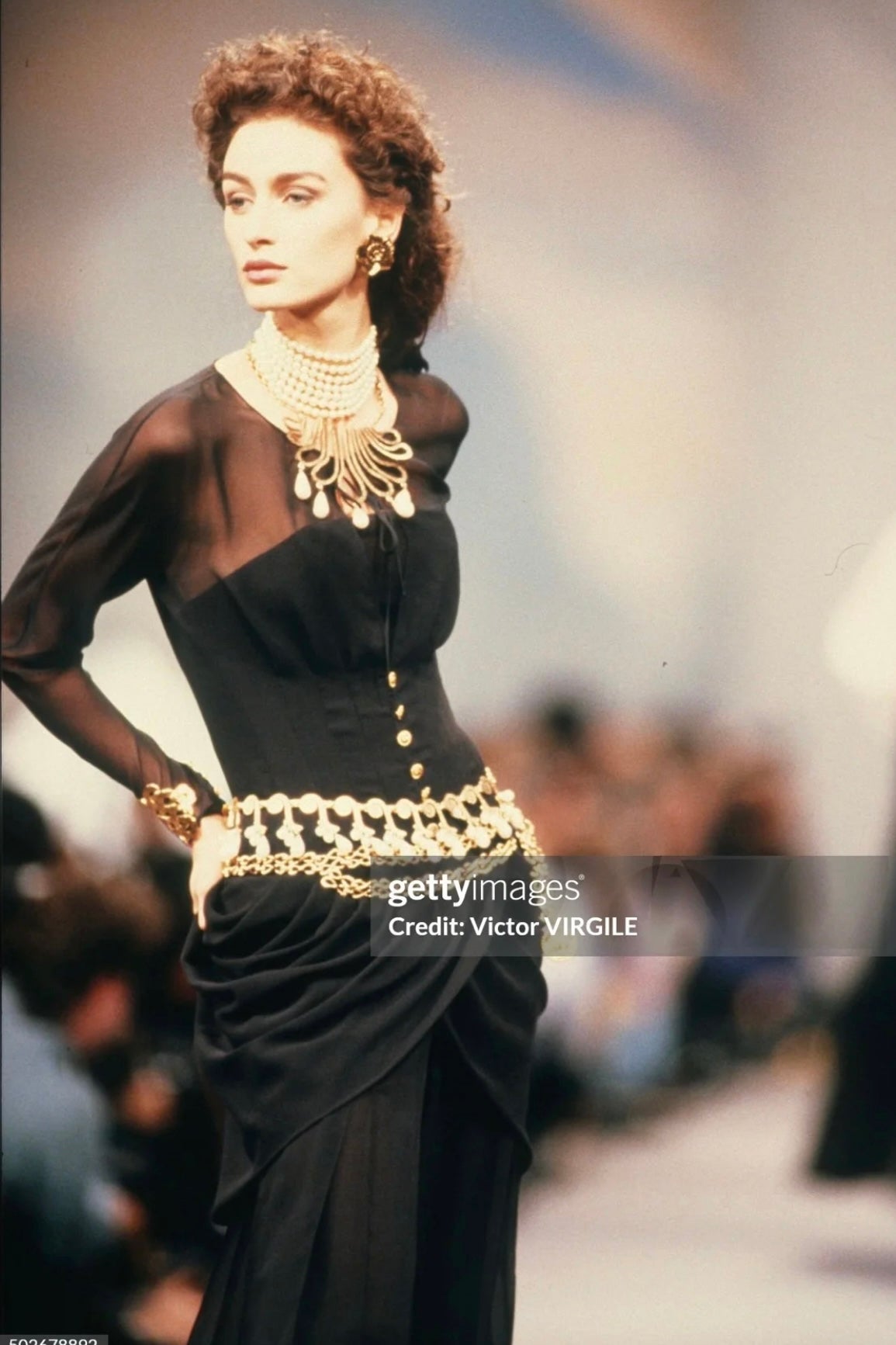 Chanel Black Show Dress Dress Size:36
