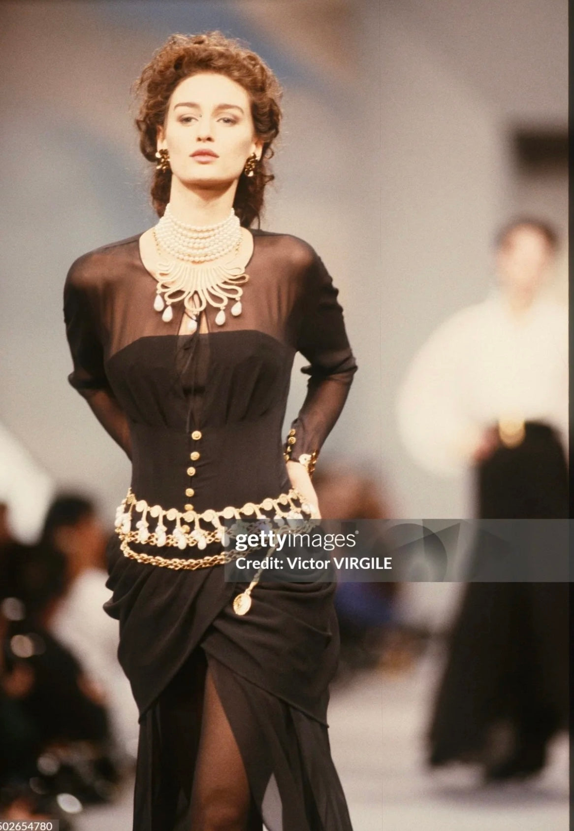 Chanel Black Show Dress Dress Size:36