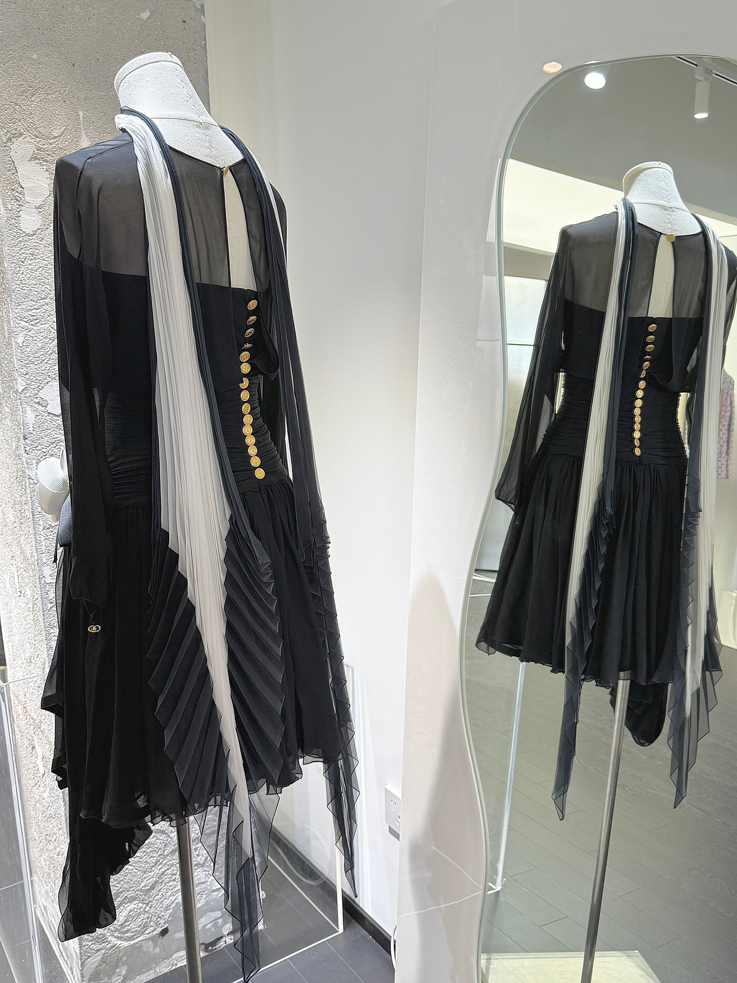 Chanel Black Show Dress Dress Size:36
