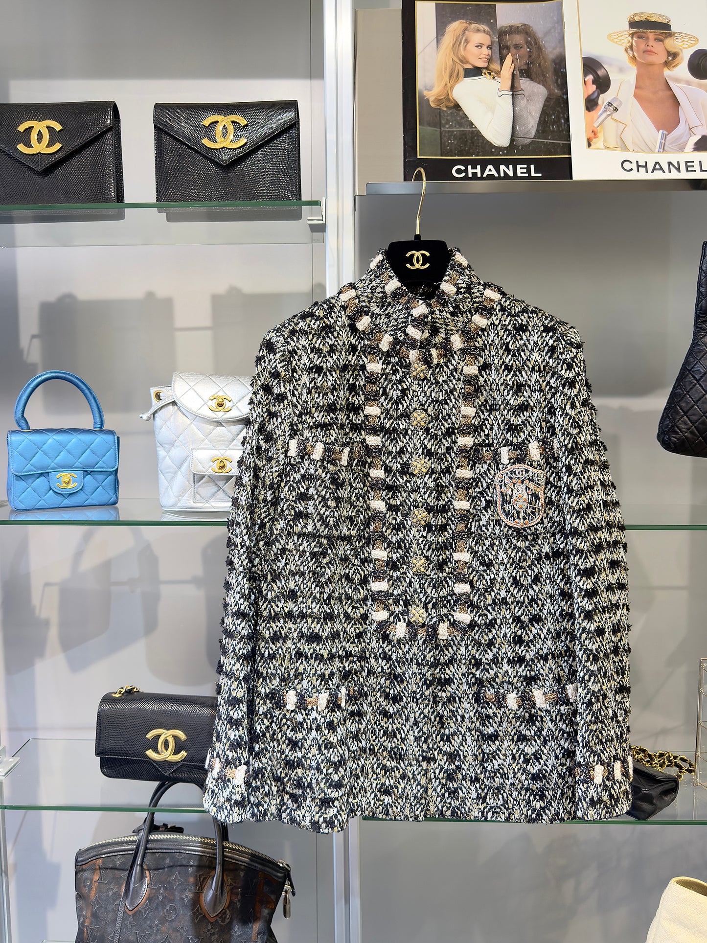 Chanel 2012 Mumbai series glass jacket Size:44