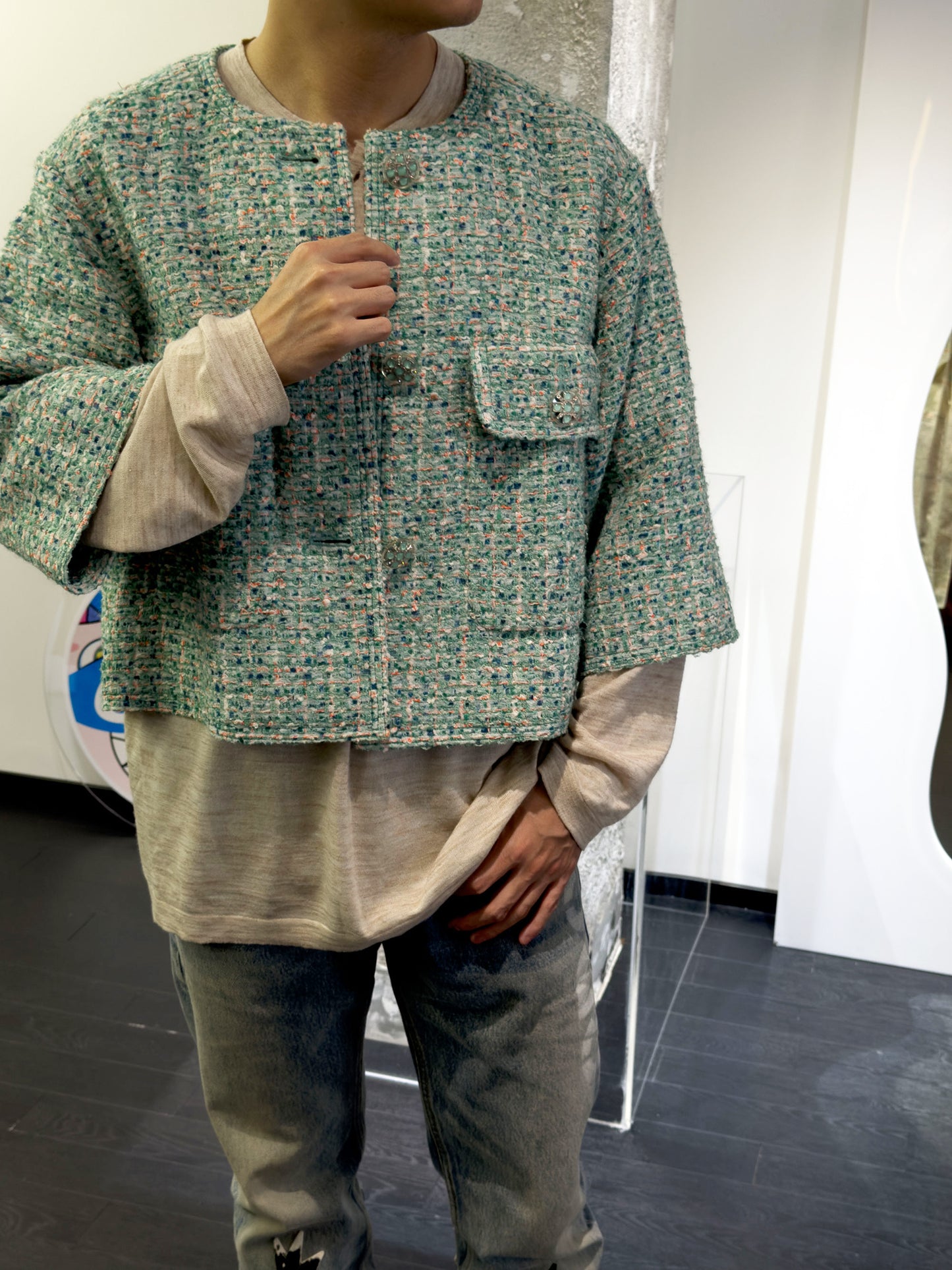 Chanel Beach series green jacket Size:36