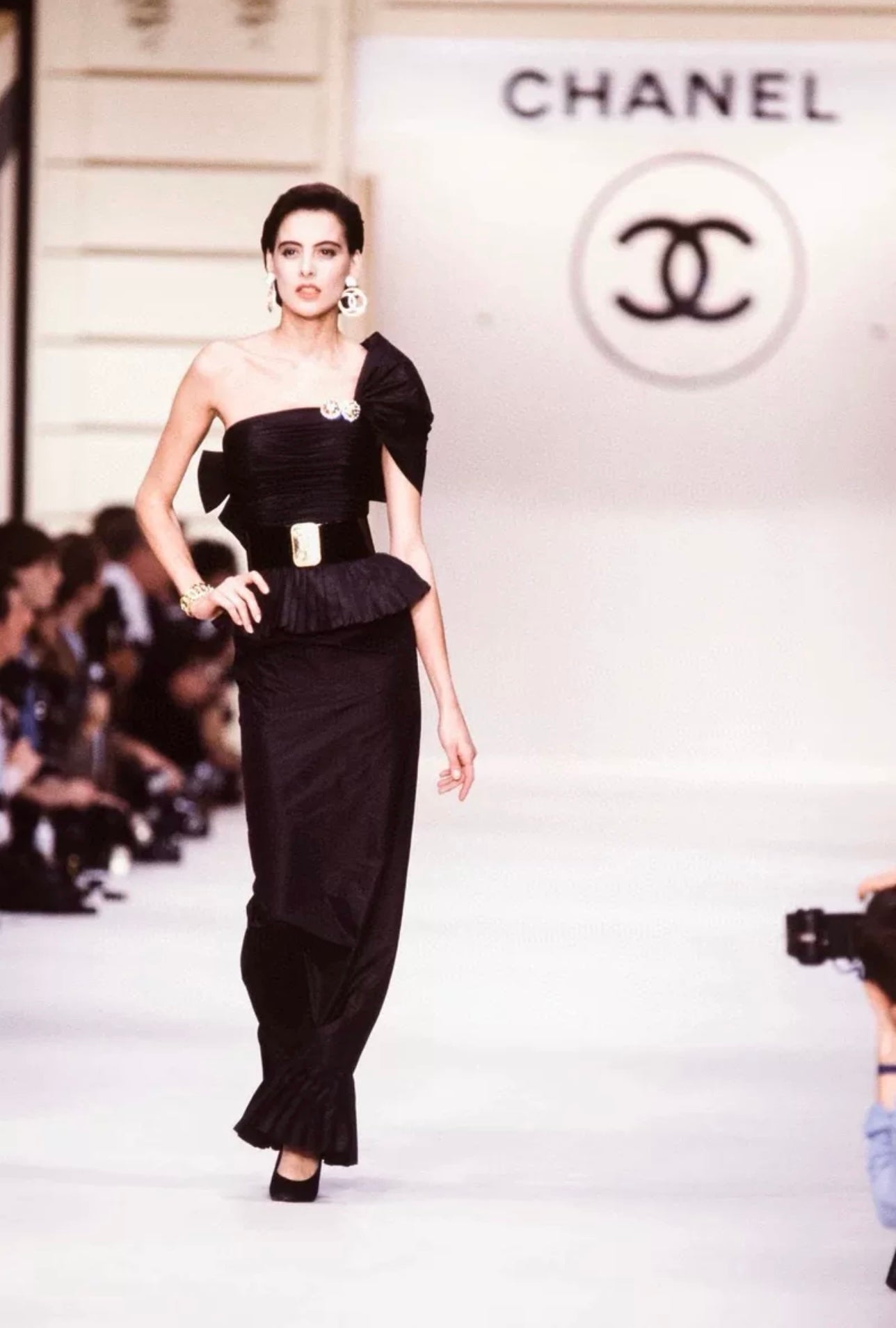 Chanel 90s Black Dress Size:38