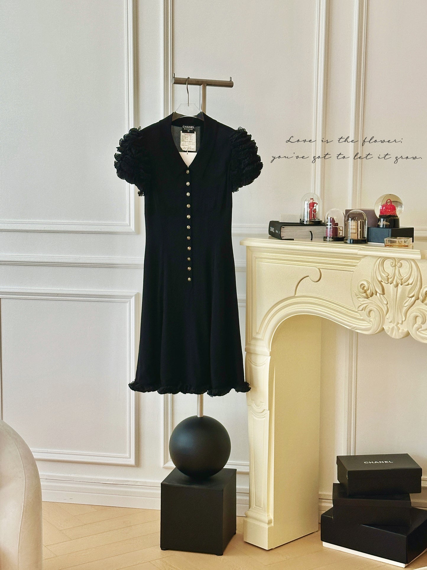 Chanel black dress dress Size:36