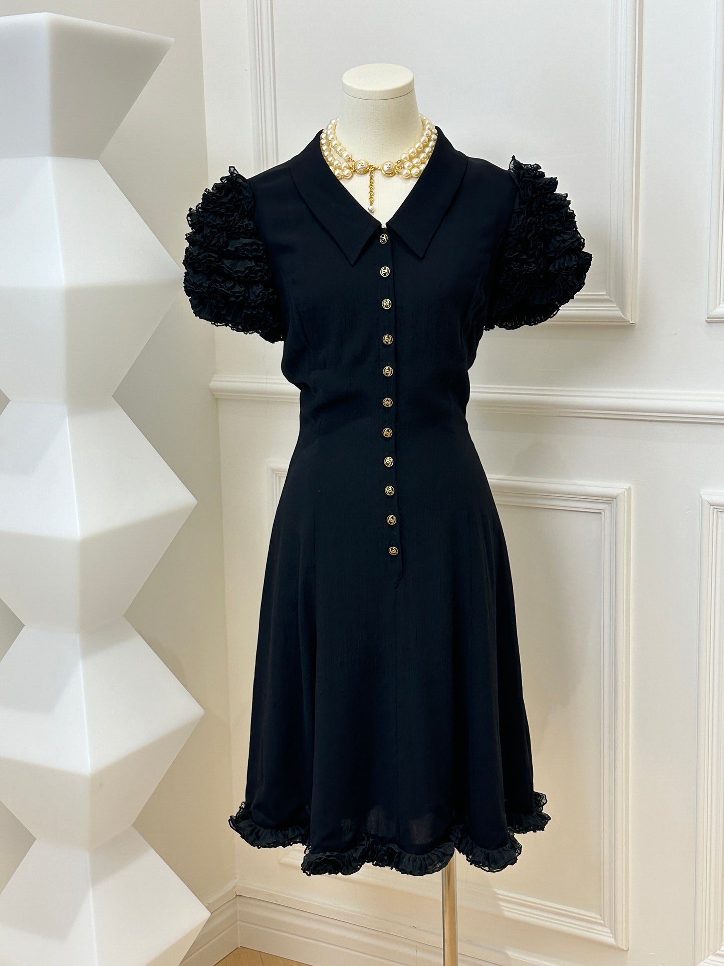 Chanel black dress dress Size:36