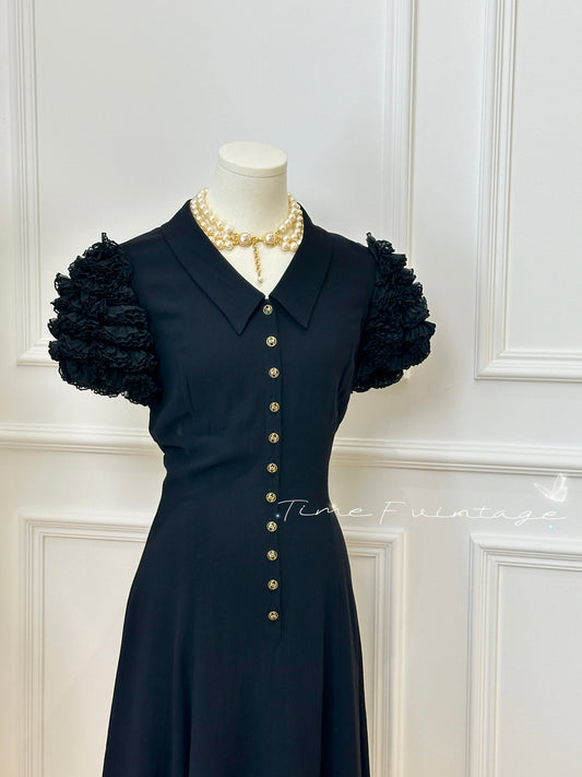 Chanel black dress dress Size:36