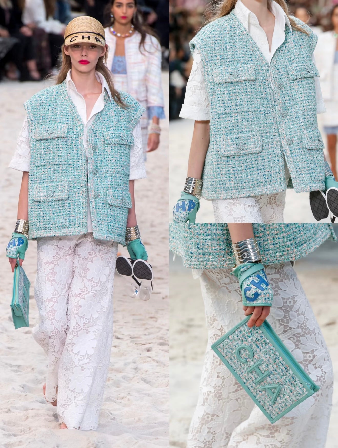 Chanel Beach series green jacket Size:36