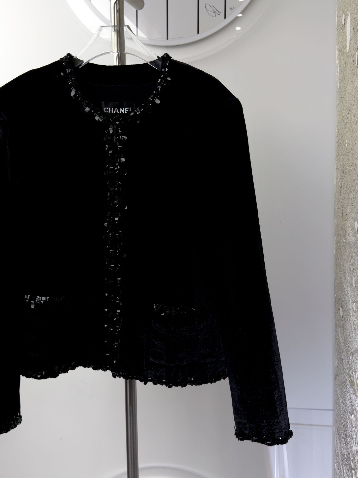 Chanel 2012 Edinburgh Series Velvet Jacket Size:50