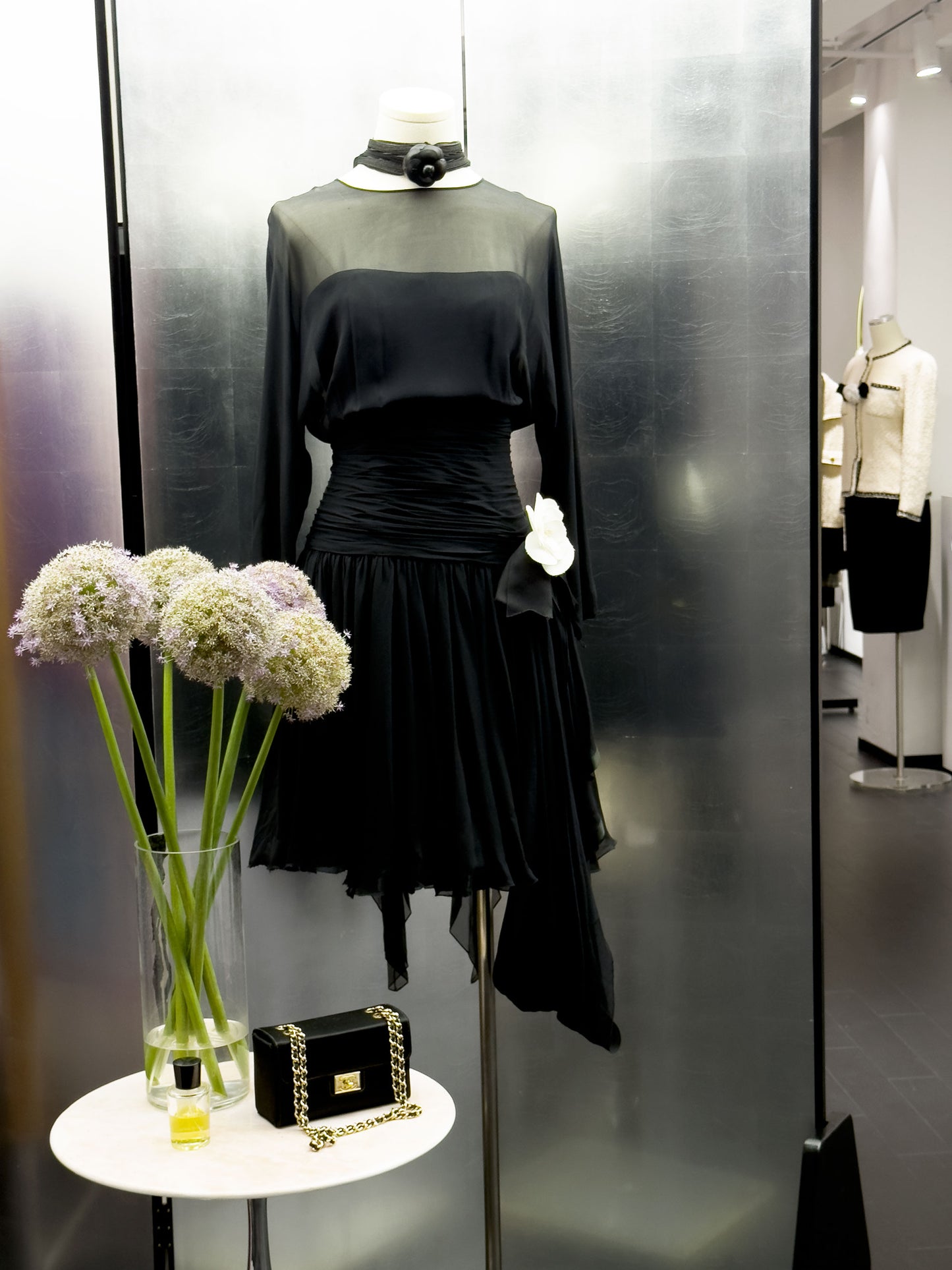 Chanel Black Show Dress Dress Size:36