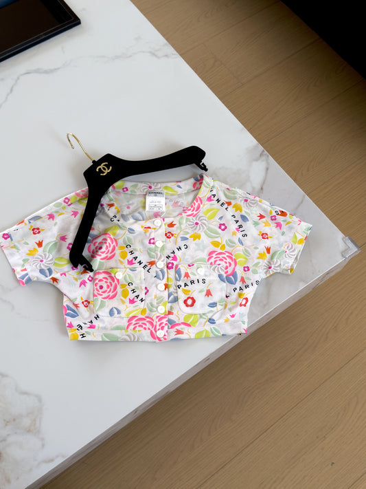 Chanel colored graffiti top Size:38