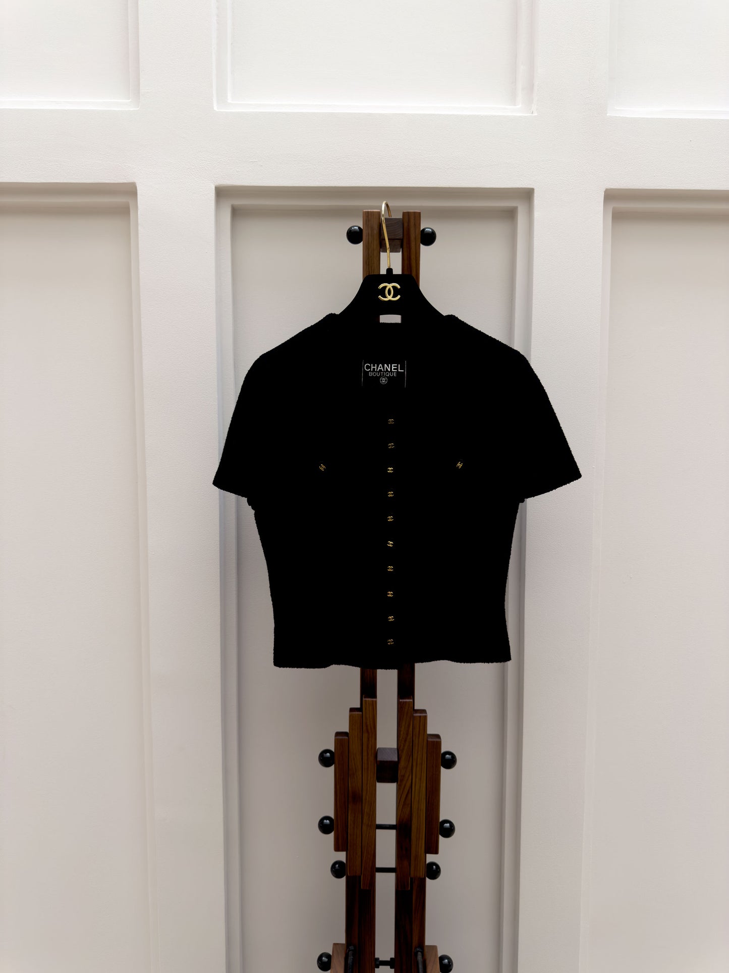 Chanel 1995 black short sleeved jacket Size:38
