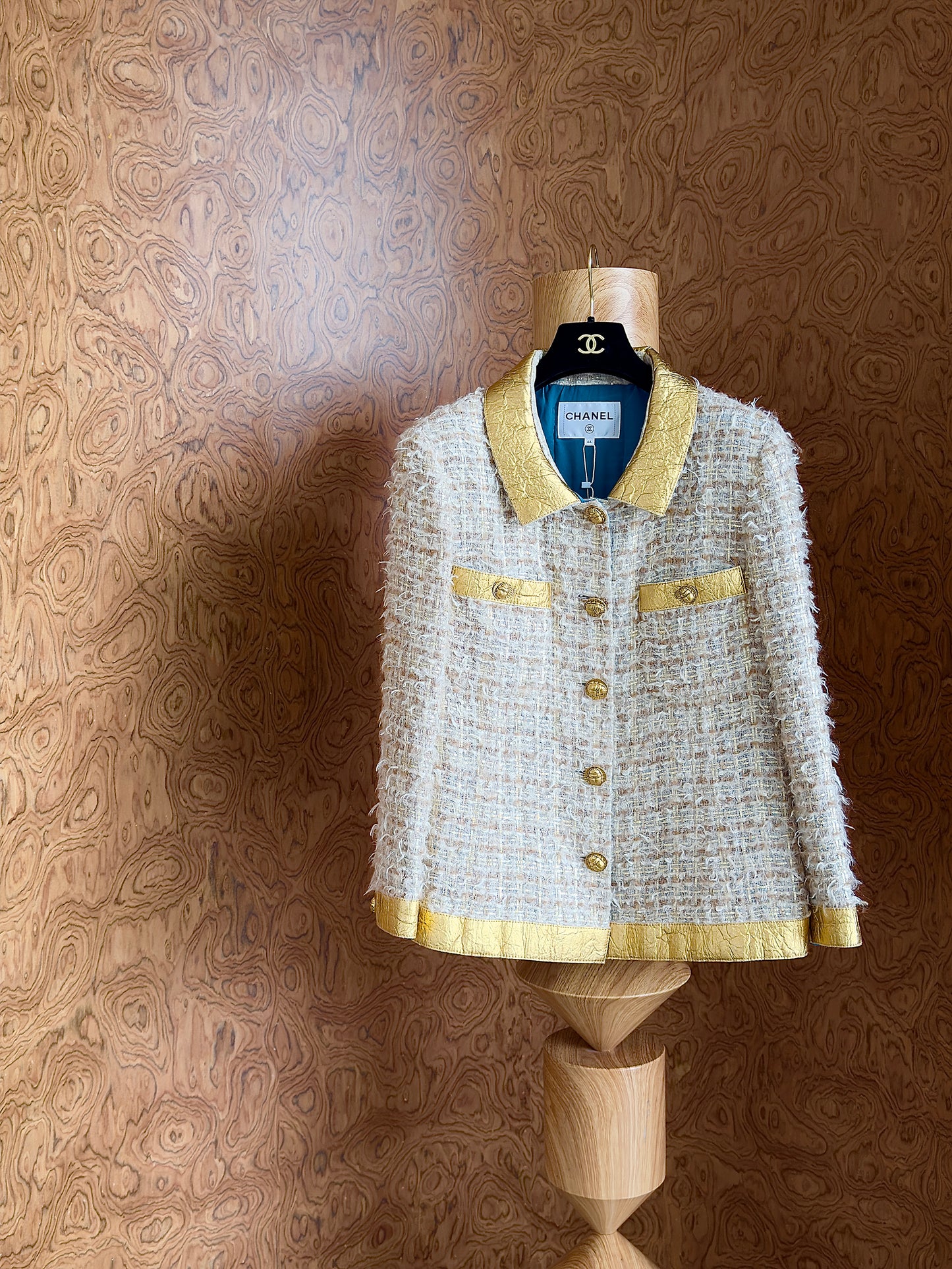 Chanel 2019 Egypt Series Gold Jacket Size:42