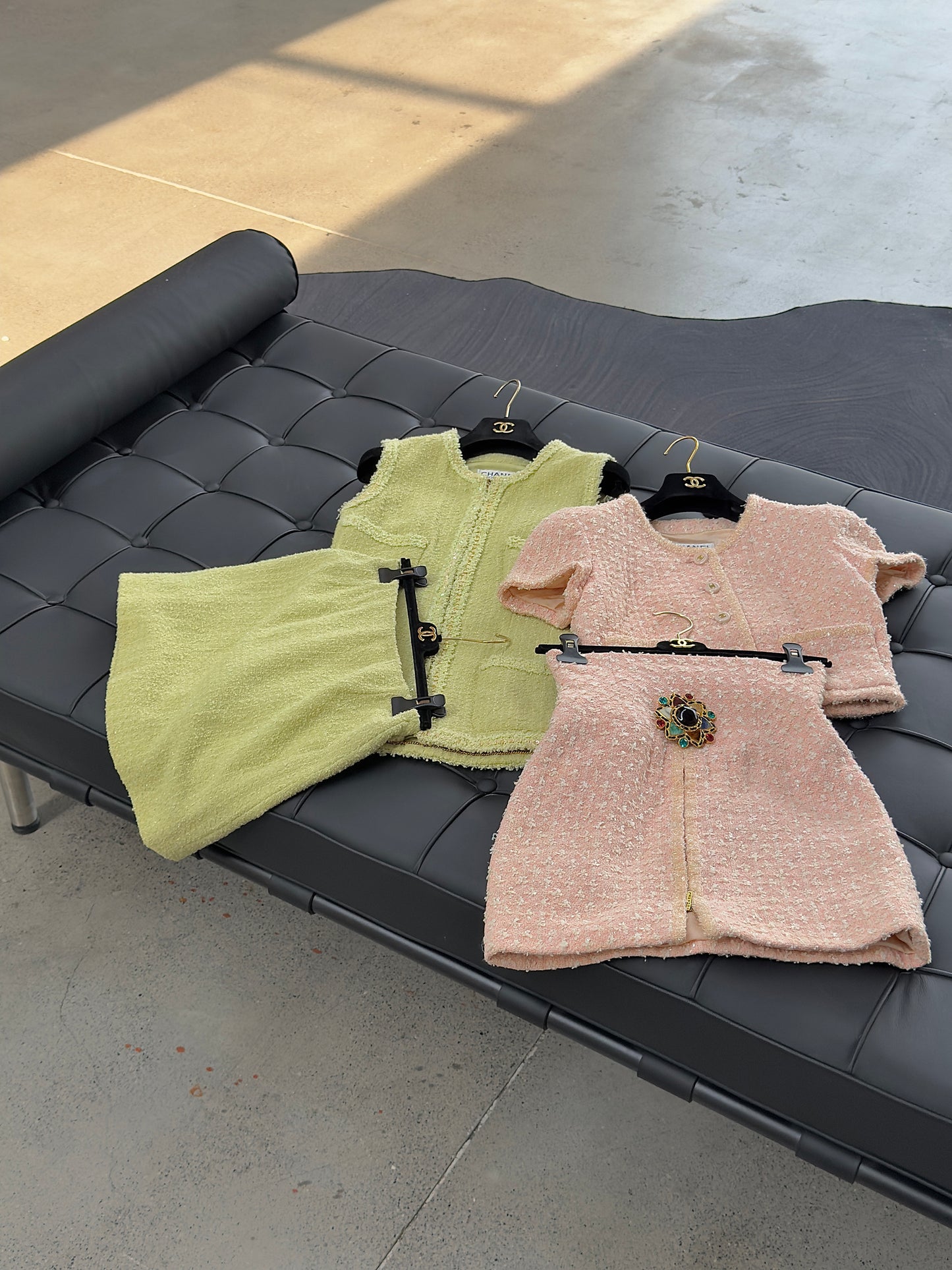 Chanel 1995 Mermaid Hime Series Pink Set Size:38