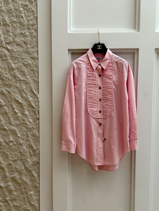 Chanel pink silhouette shirt Size:38