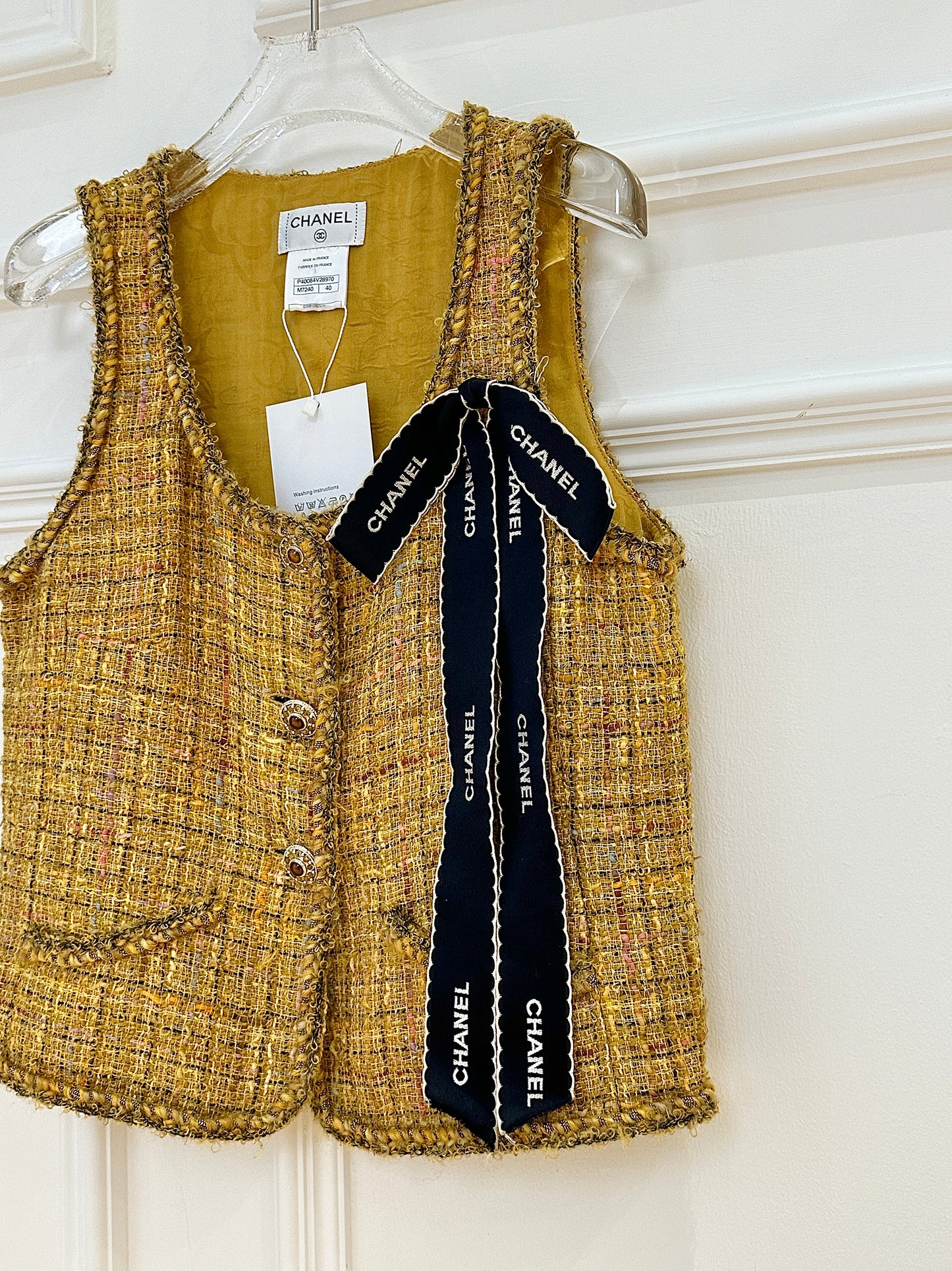 Chanel's 2010 Venice Vacation Series Glass Vest Size: 38