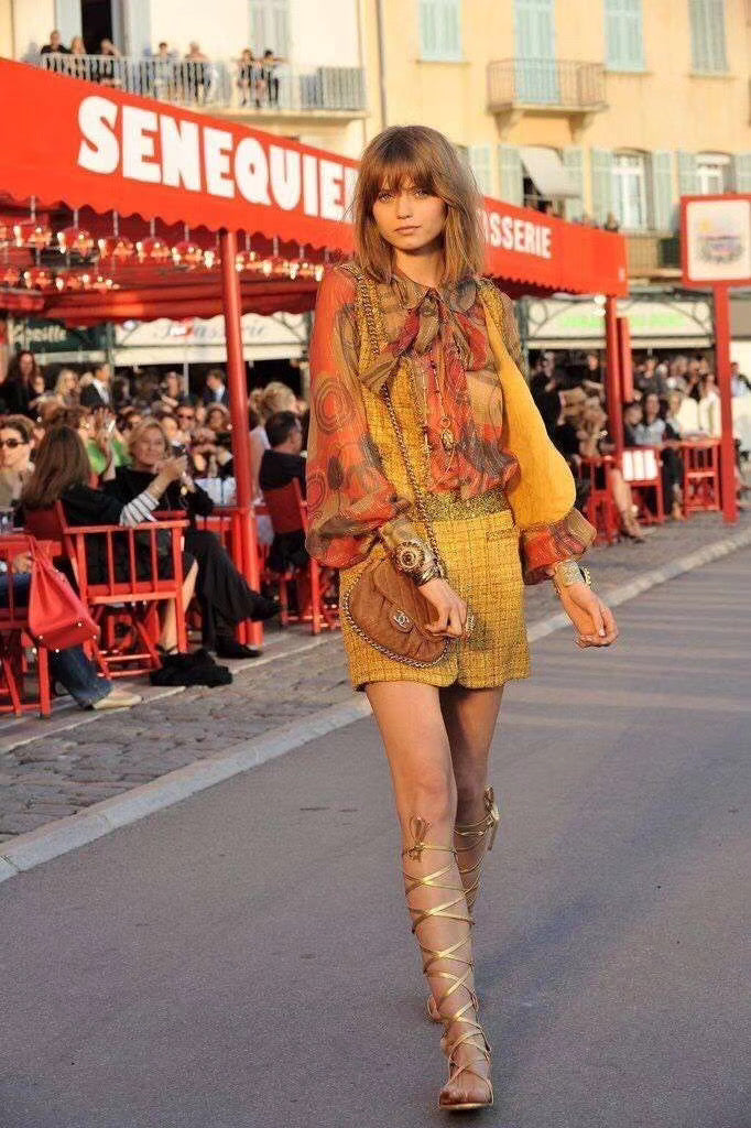 Chanel's 2010 Venice Vacation Series Glass Vest Size: 38