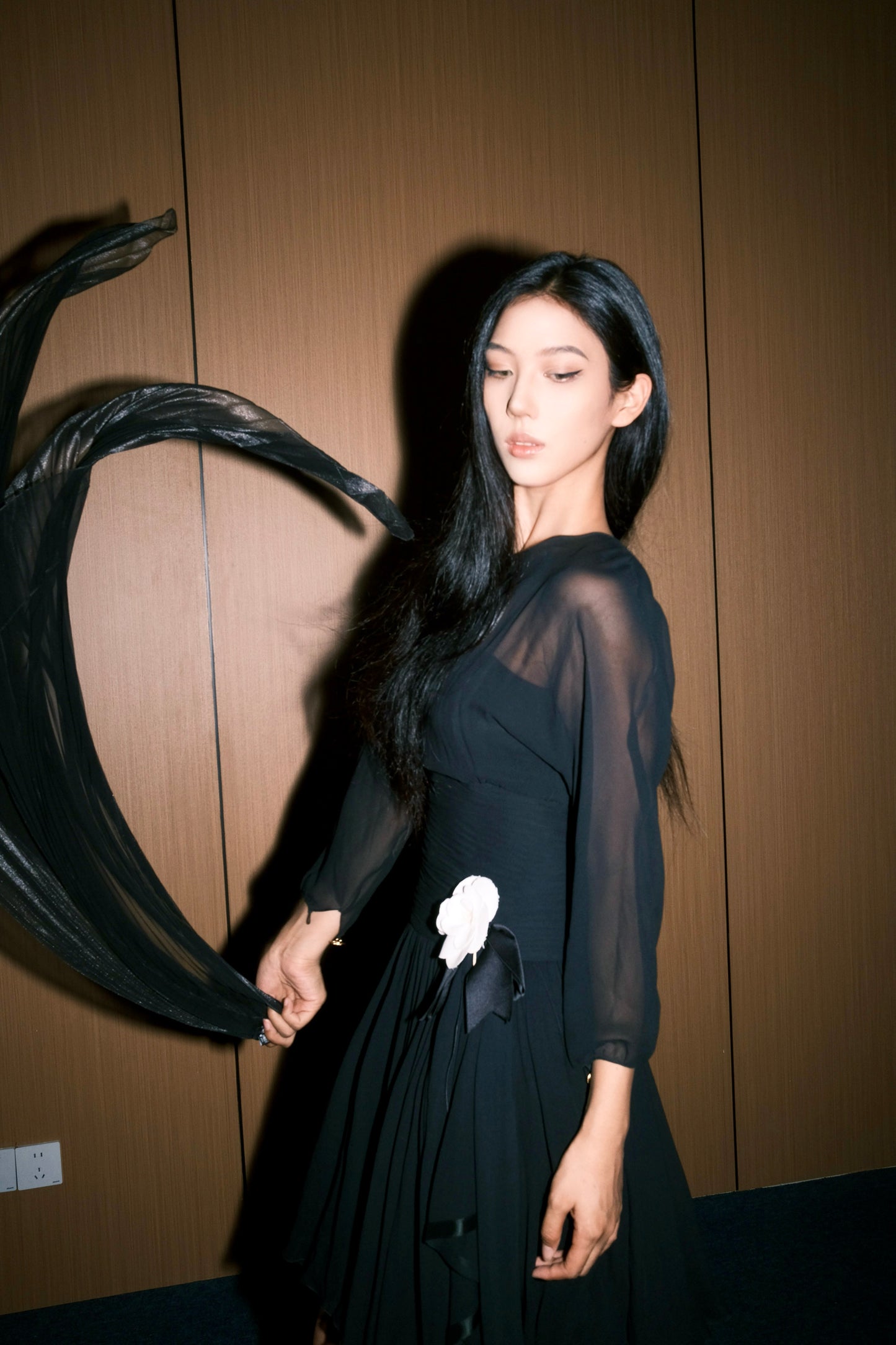 Chanel Black Show Dress Dress Size:36