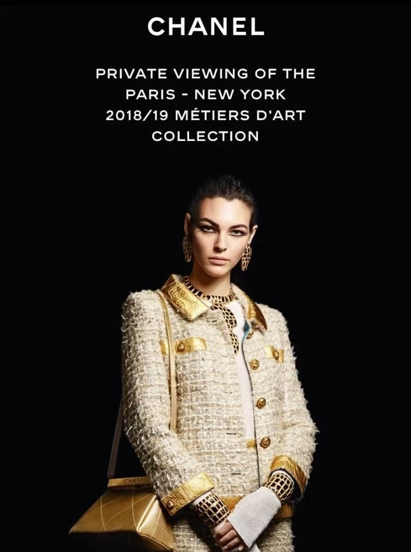 Chanel 2019 Egypt Series Gold Jacket Size:42