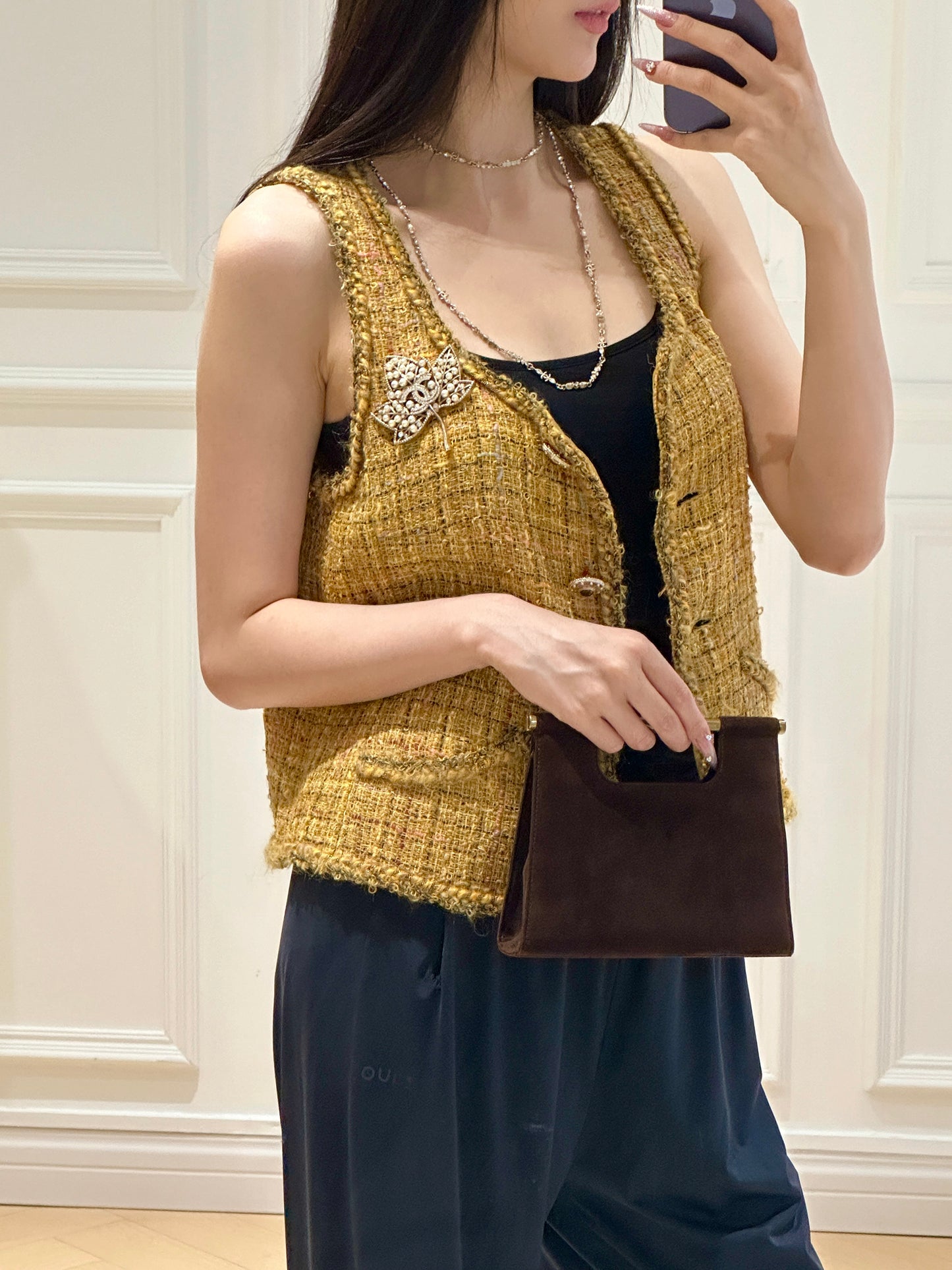 Chanel's 2010 Venice Vacation Series Glass Vest Size: 38