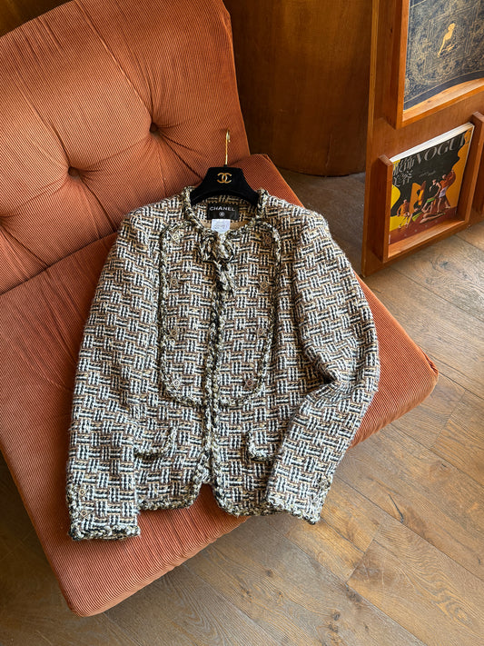 Chanel Dallas Star Button Coat Size:42