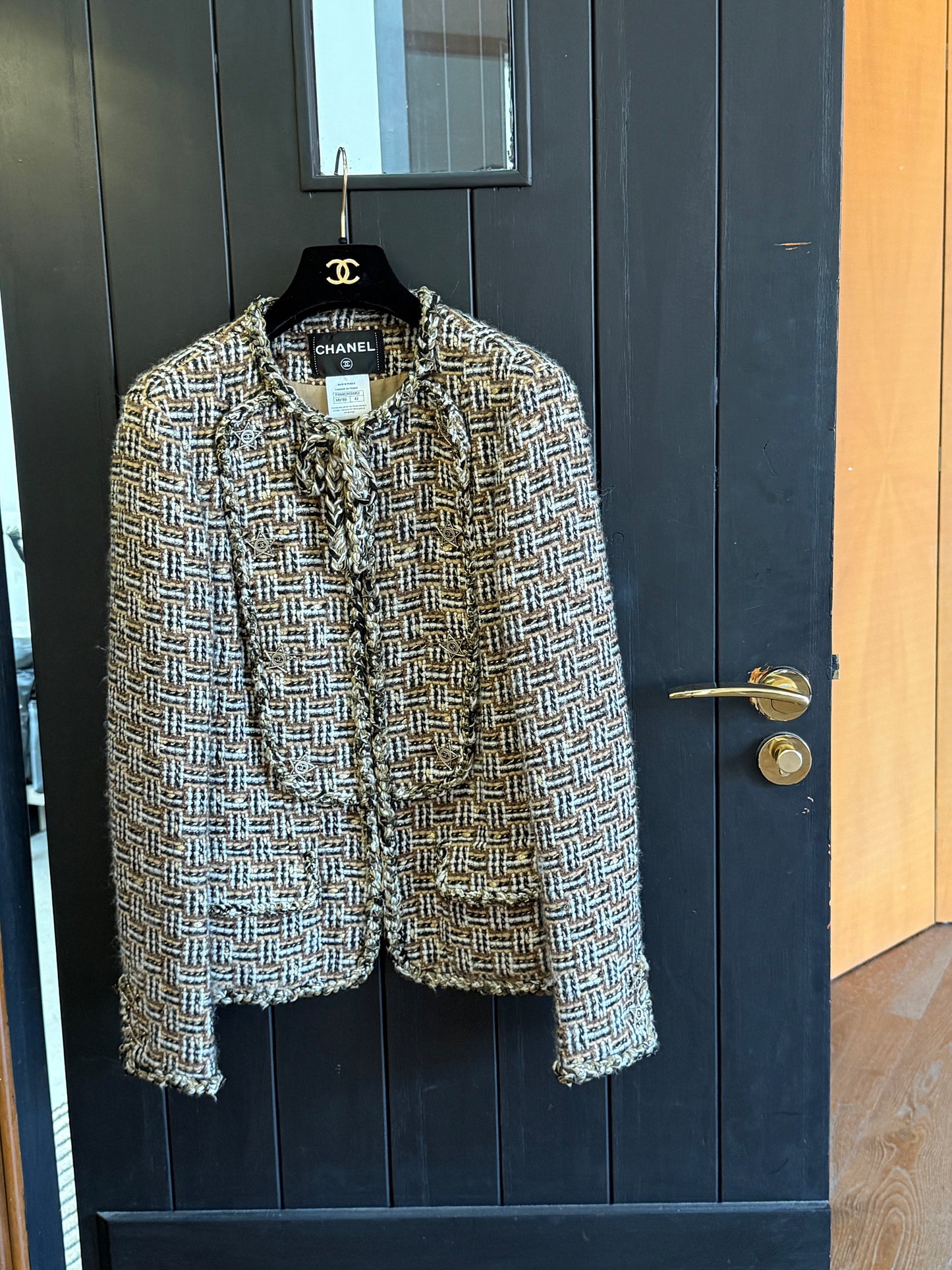 Chanel Dallas Star Button Coat Size:42