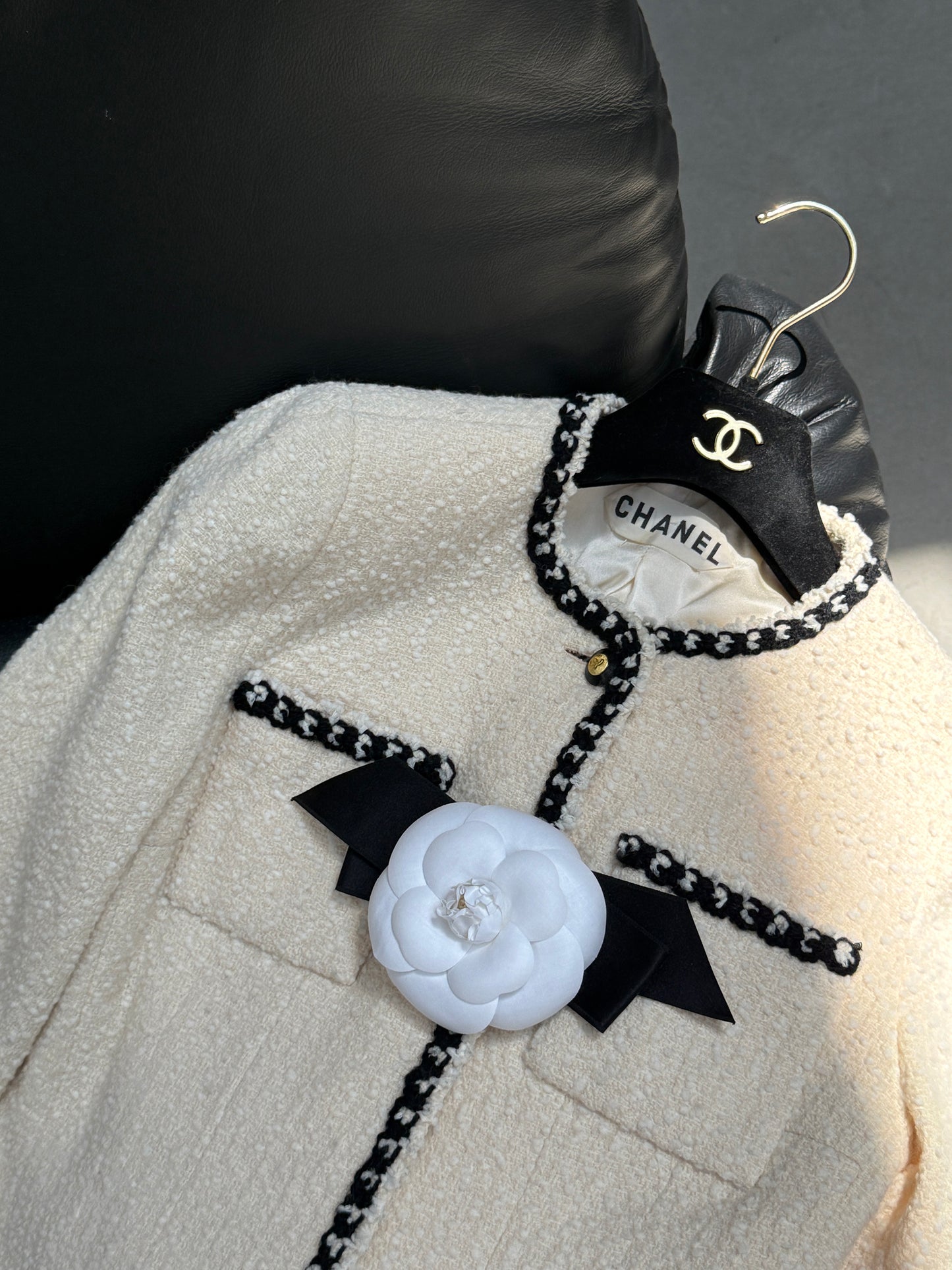 Chanel haute couture series white jacket Size:34