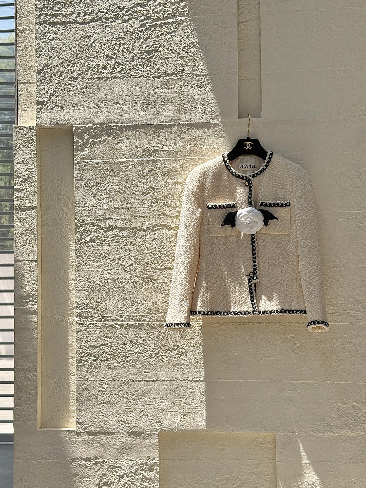 Chanel haute couture series white jacket Size:34