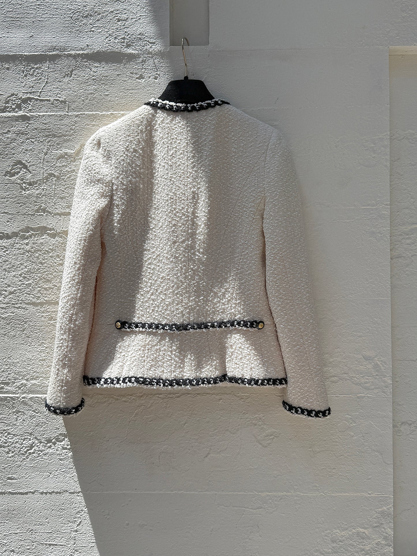 Chanel haute couture series white jacket Size:34