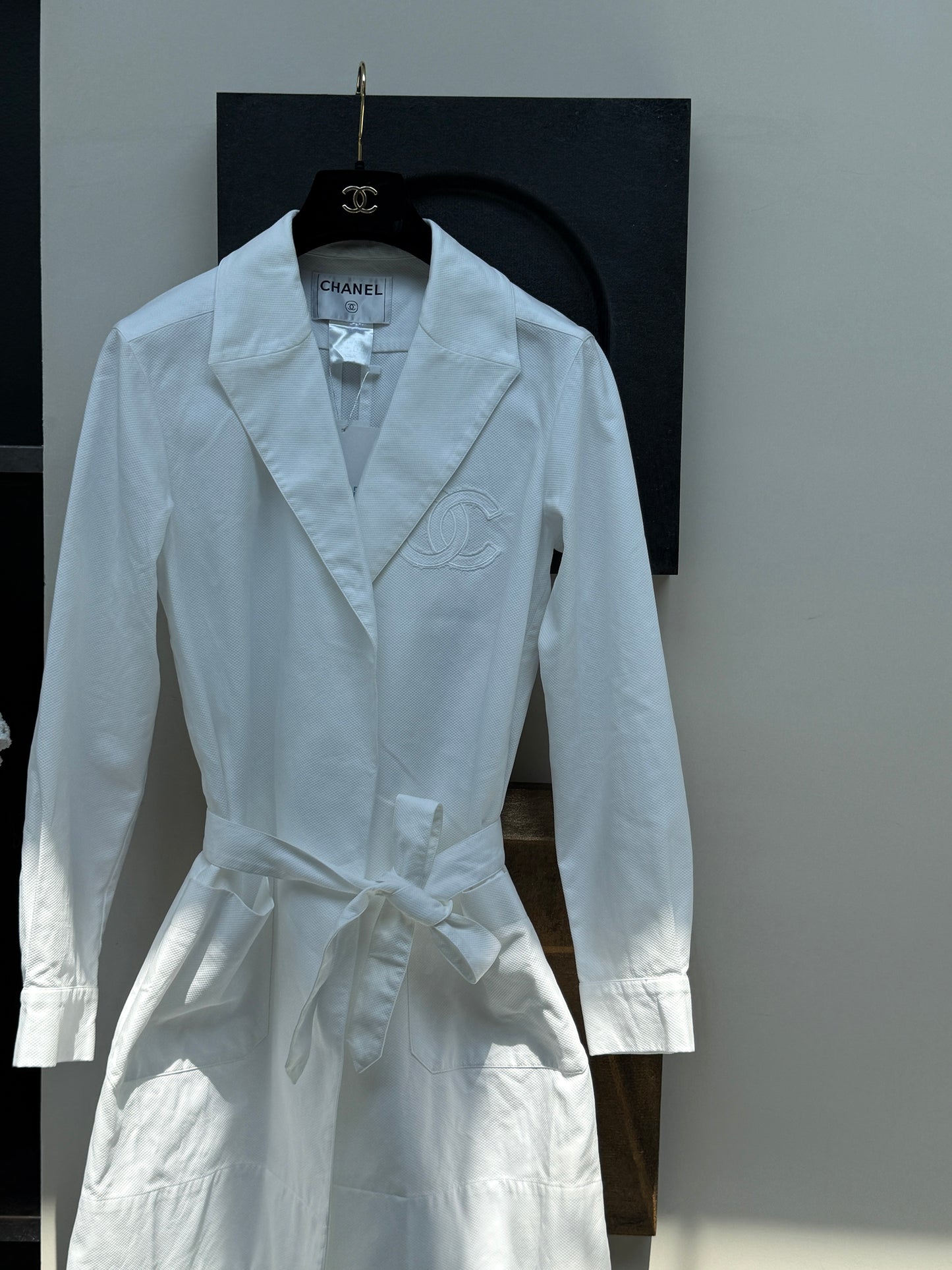 Chanel white windbreaker Size:oversize
