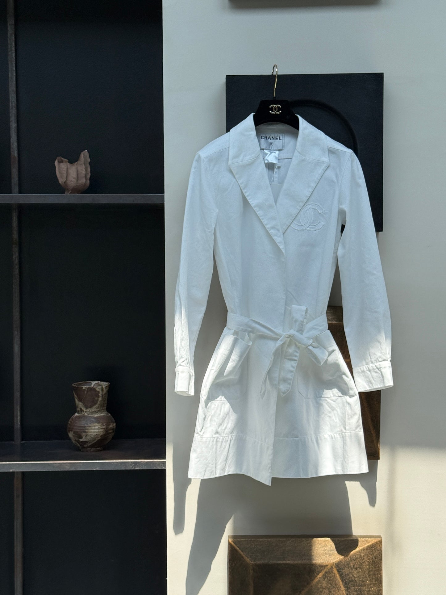 Chanel white windbreaker Size:oversize